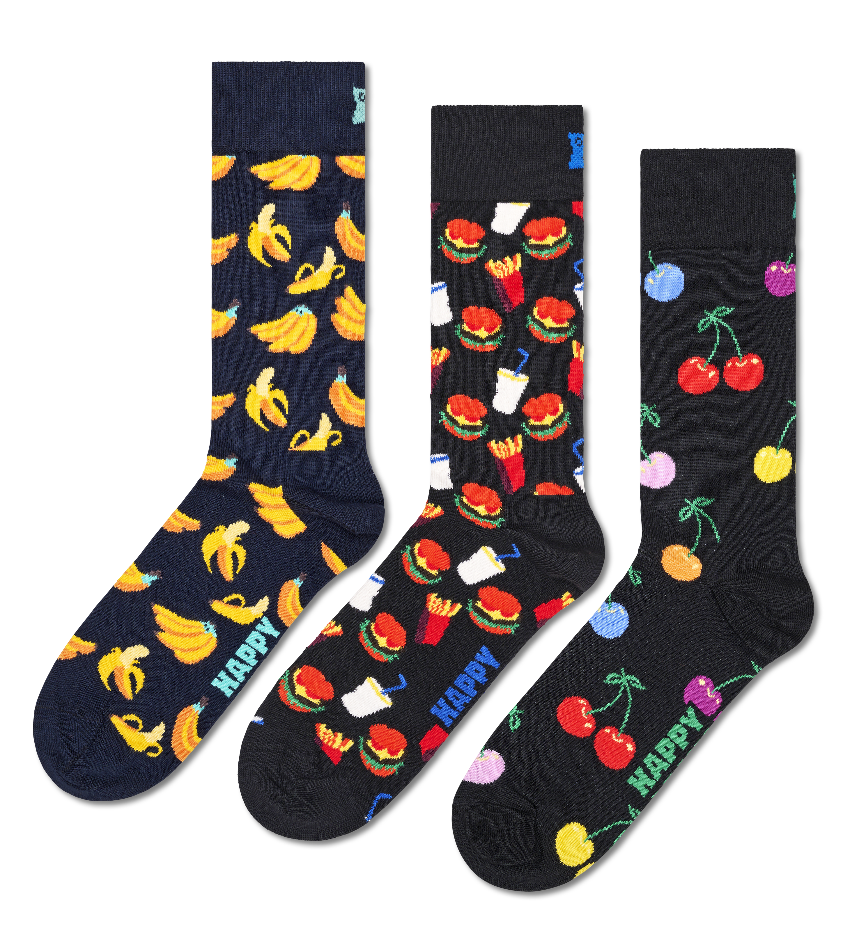 3-Pack Classic Banana Socks