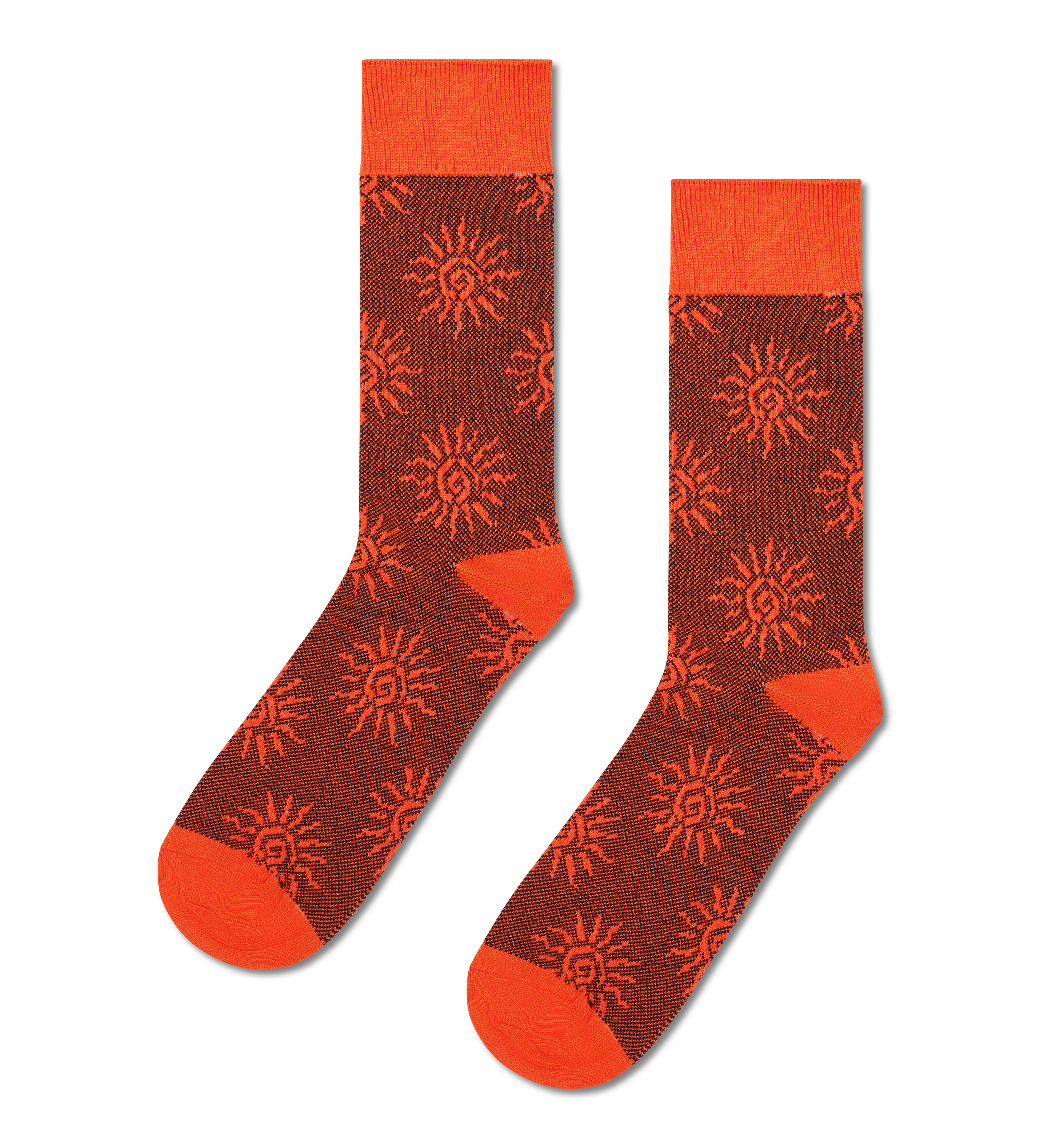 Sun Jacquard Sock