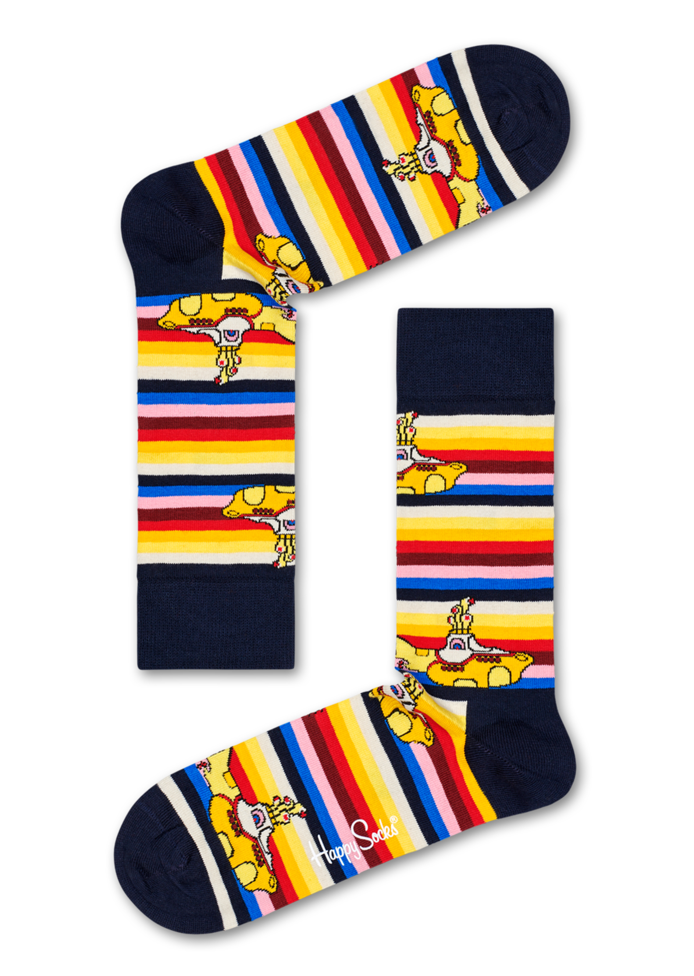 Beatles All On Board Sock