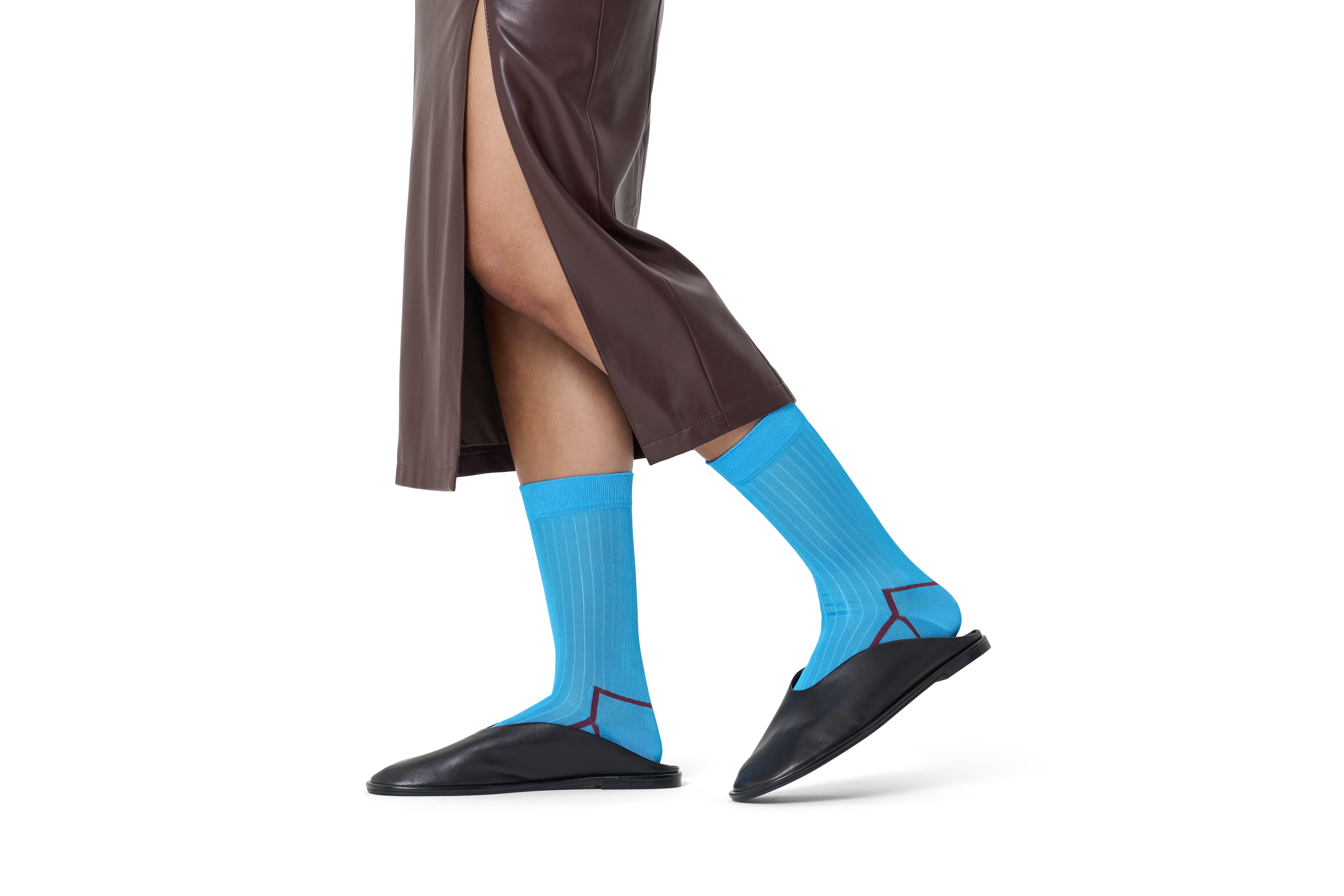 Contrast Stripe Sock