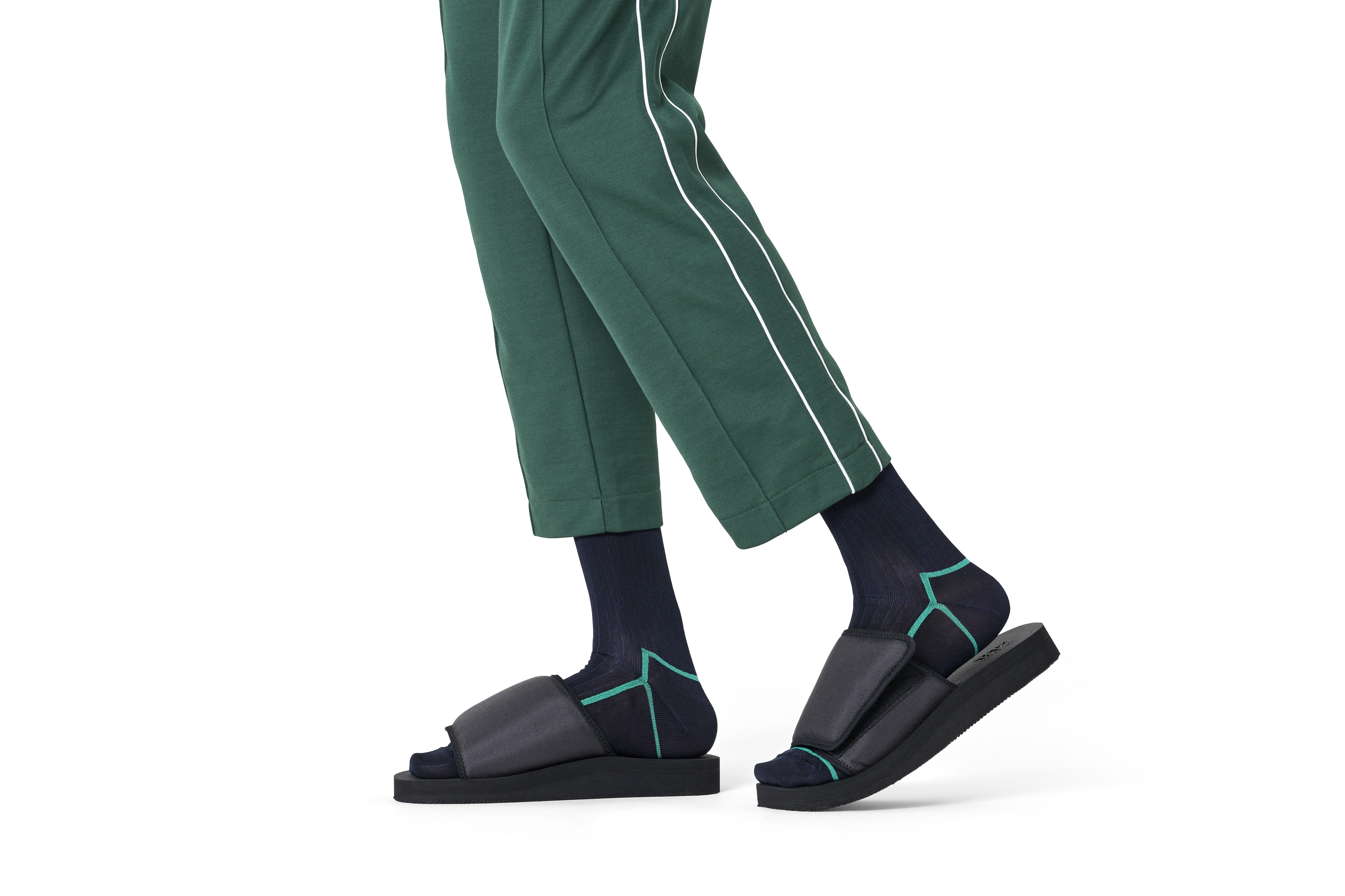 Contrast Stripe Sock