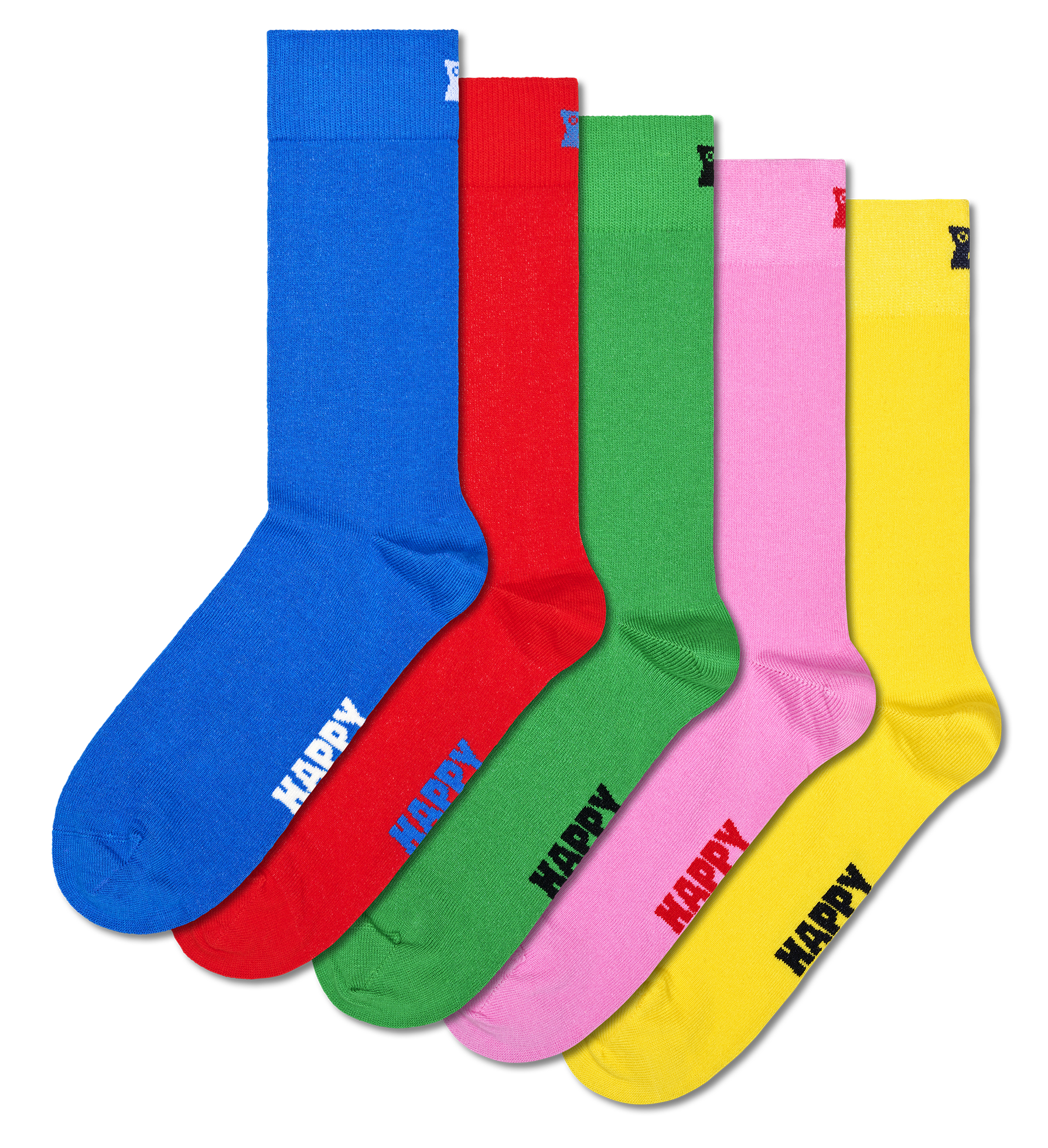 5-Pack Solid Socks