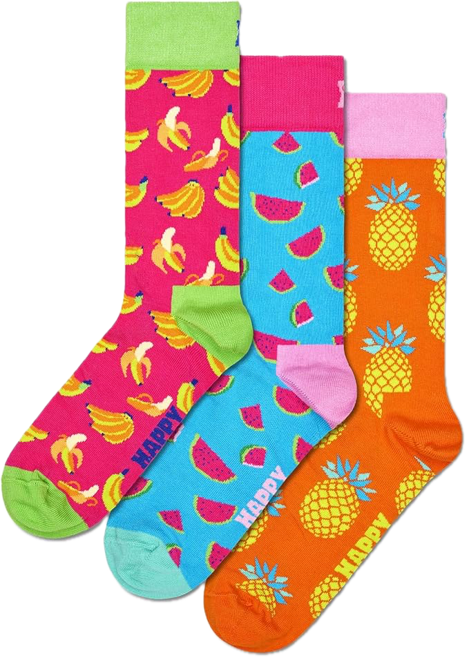 3-Pack Fruity Mix Socks Gift Set