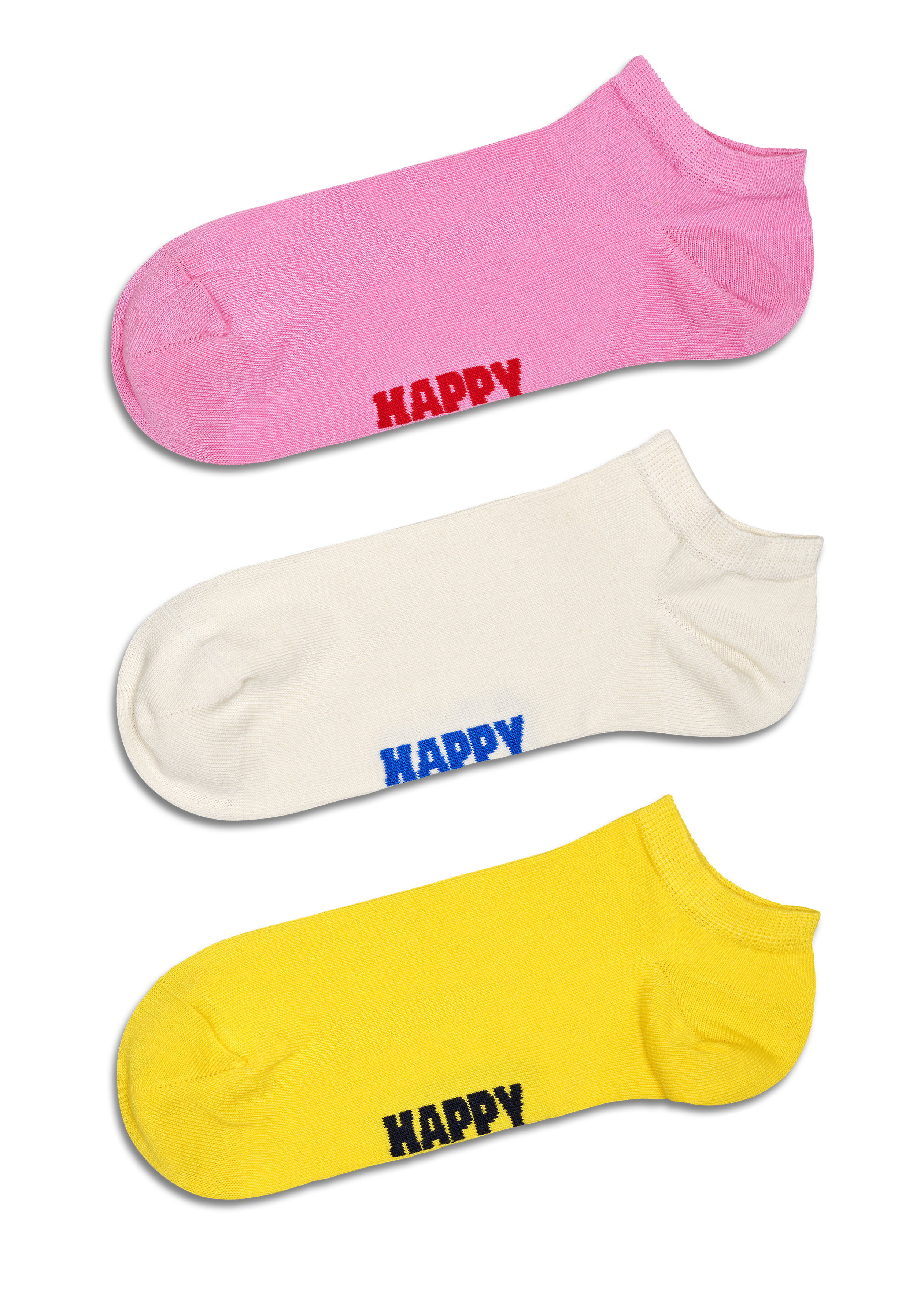 3-Pack Solid Low Socks