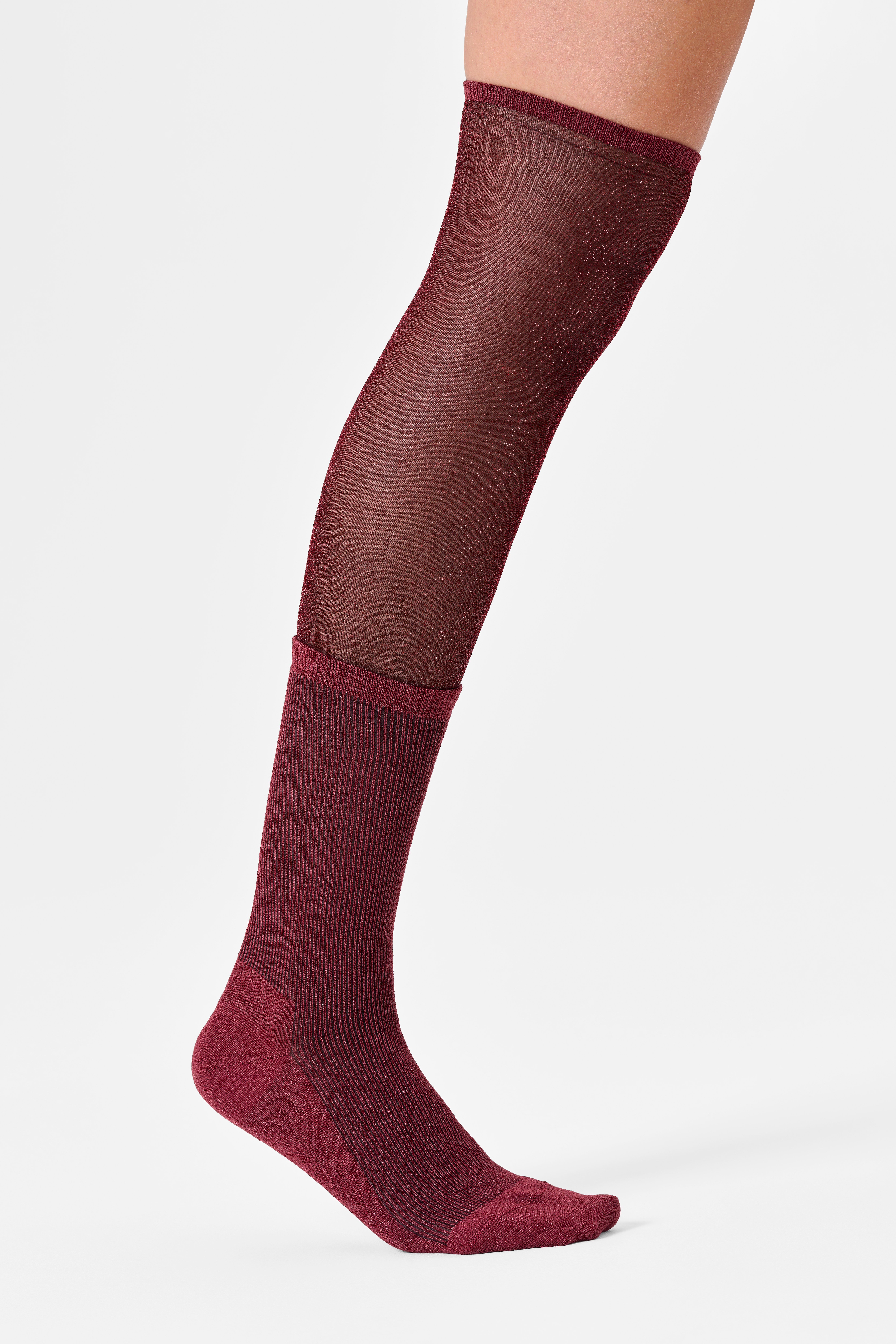 Solid Sheer Over The Knee