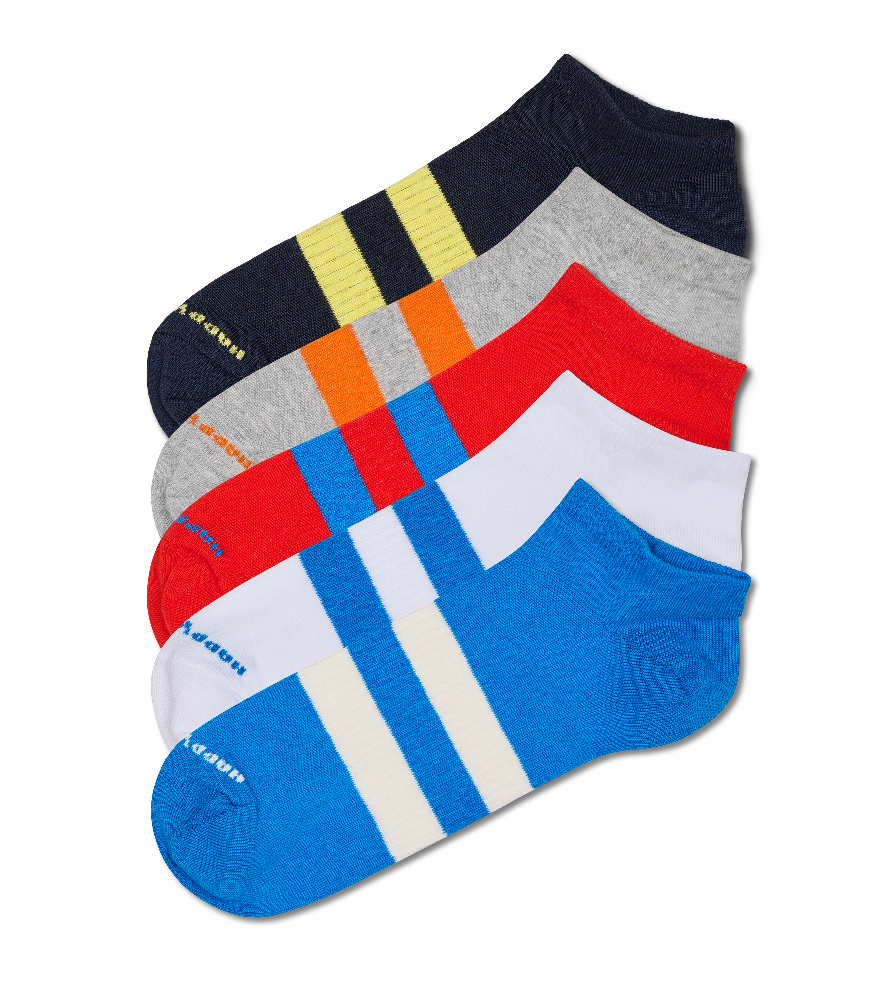 5-Pack Solid Low Sneaker Socks