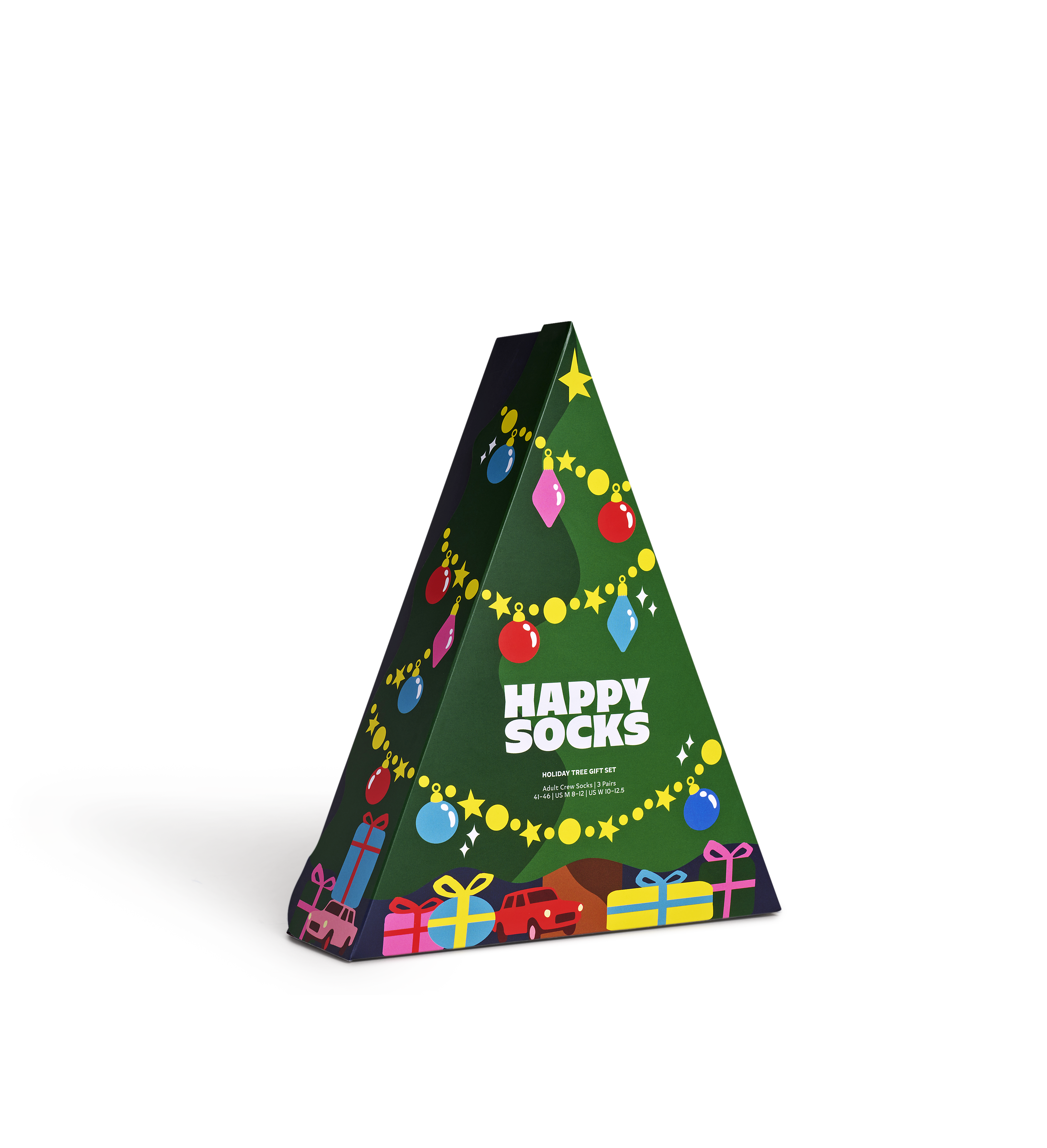3-Pack Holiday Tree Socks Gift Set