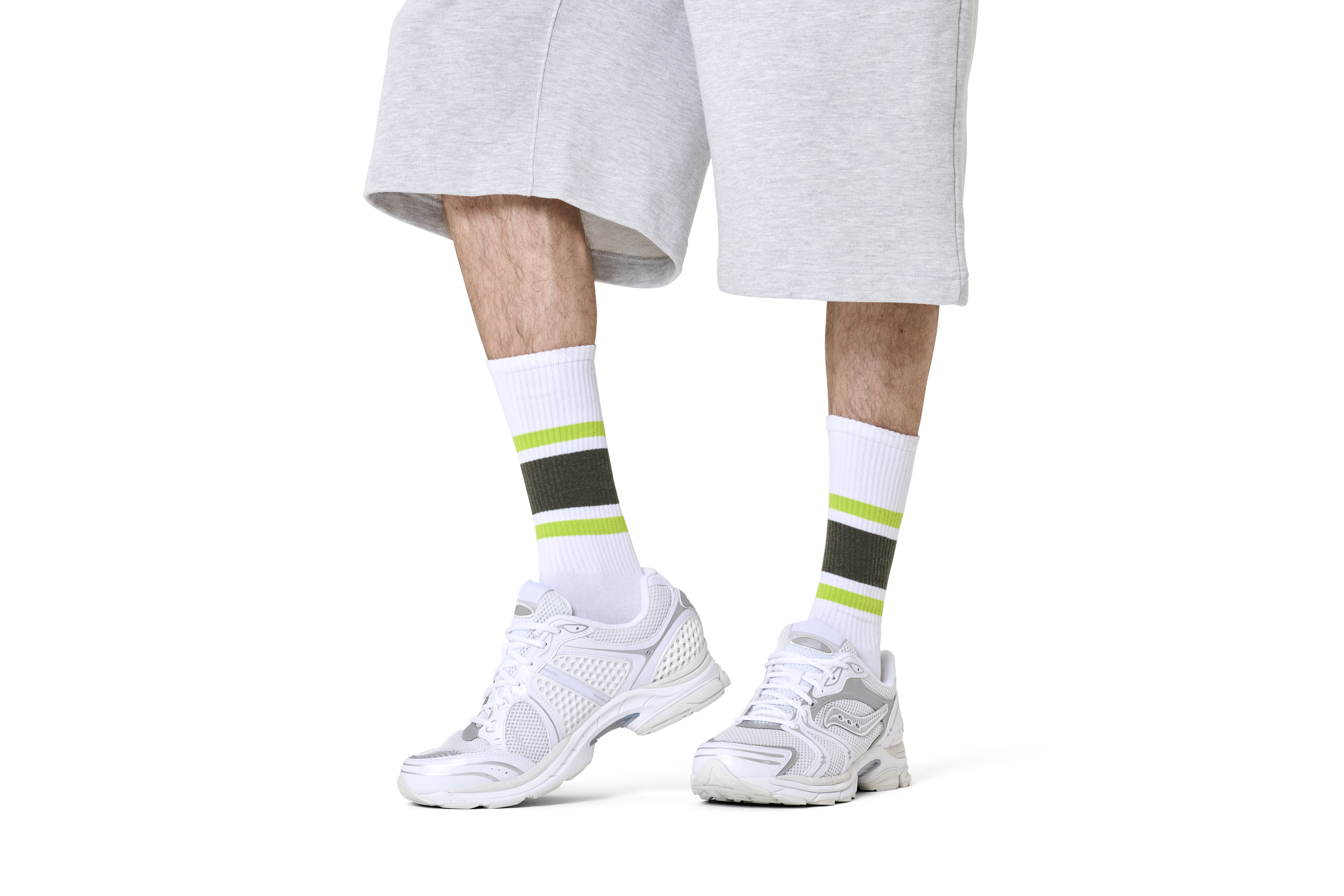 Simple Stripe Sneaker Sock
