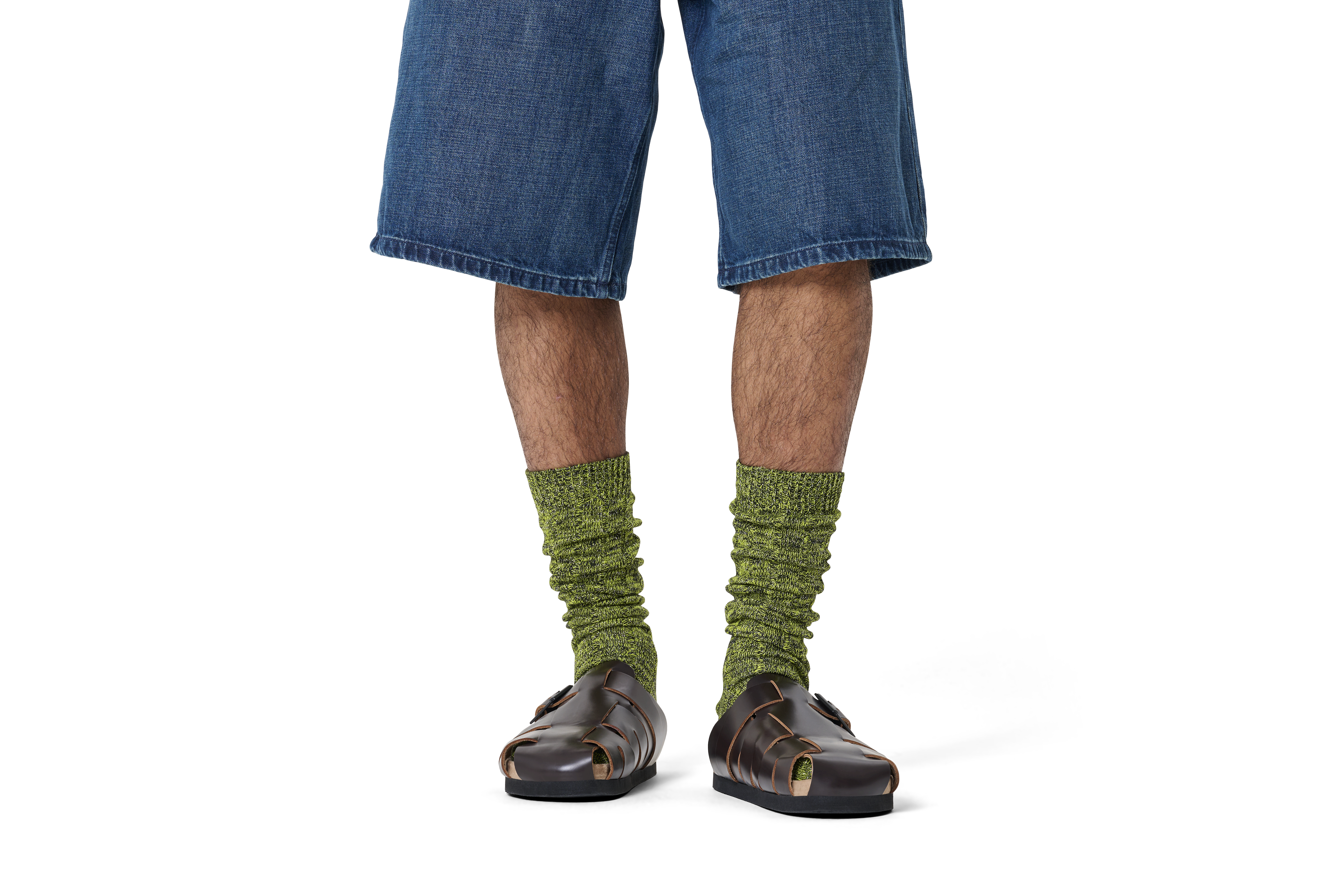 Shimmering Slouch Sock