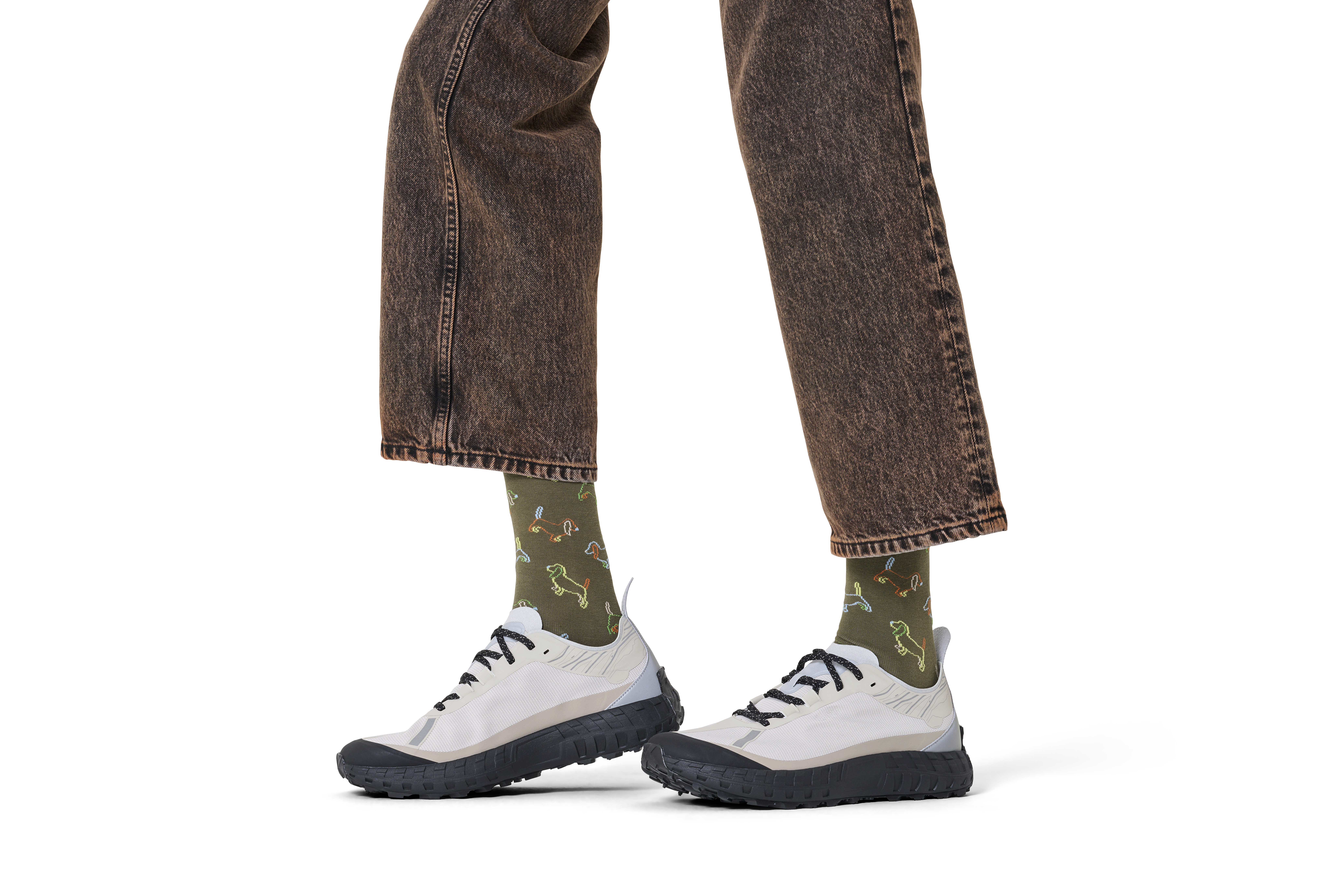 Puppy Love Natural Dye Sock