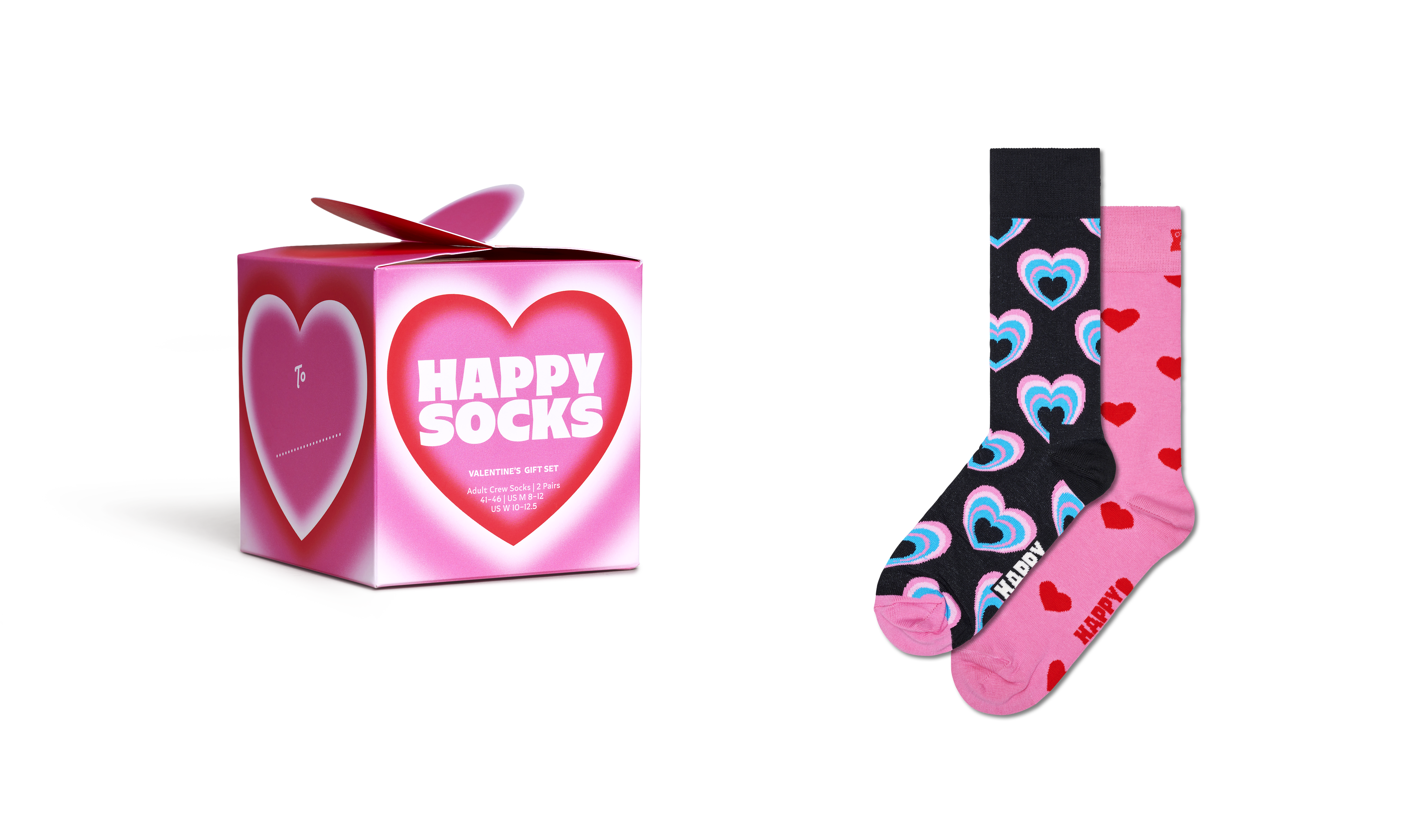 2-Pack Valentine’s Socks Gift Set