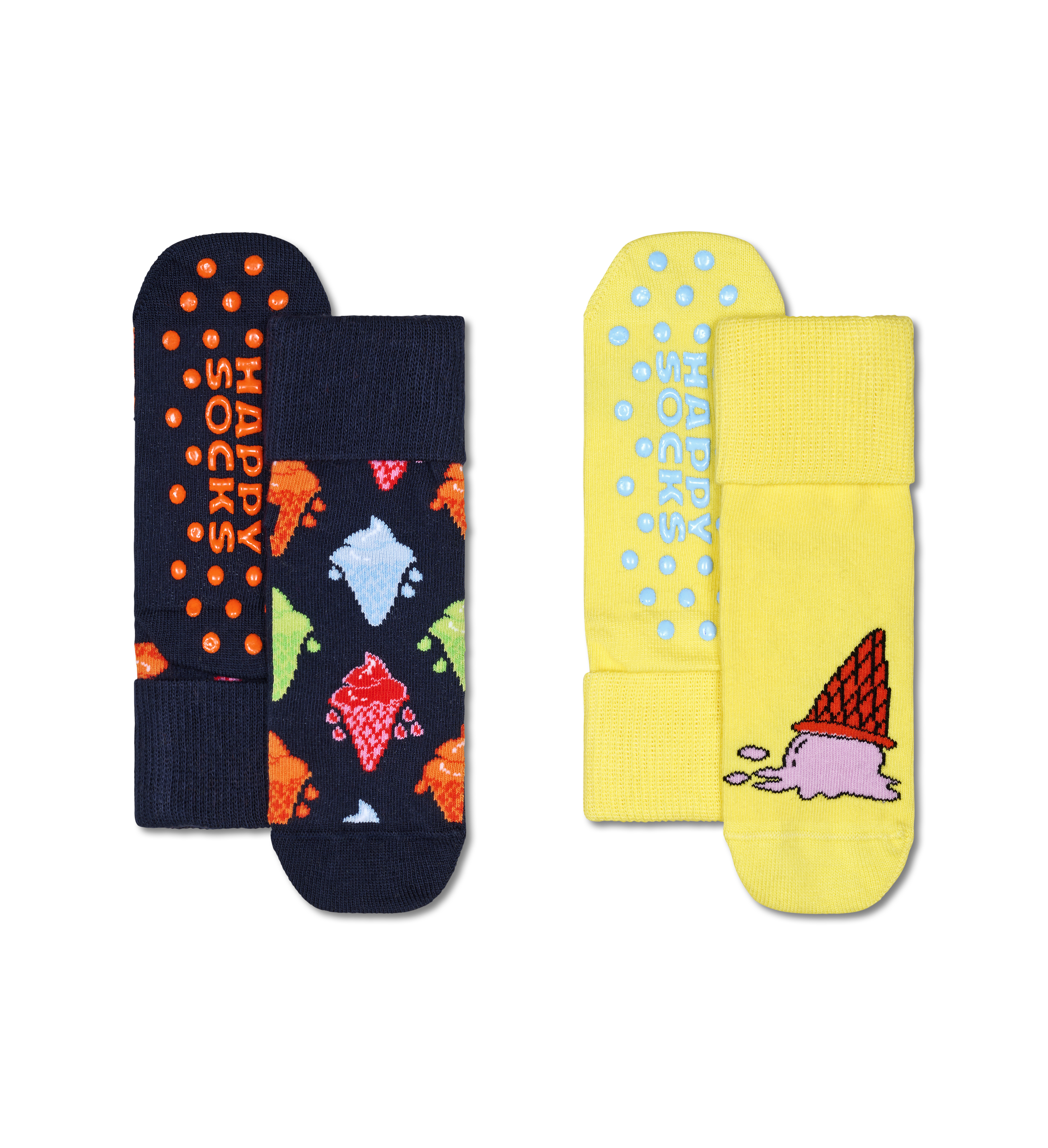 Kids 2-Pack Ice Cream Anti-Slip Socks