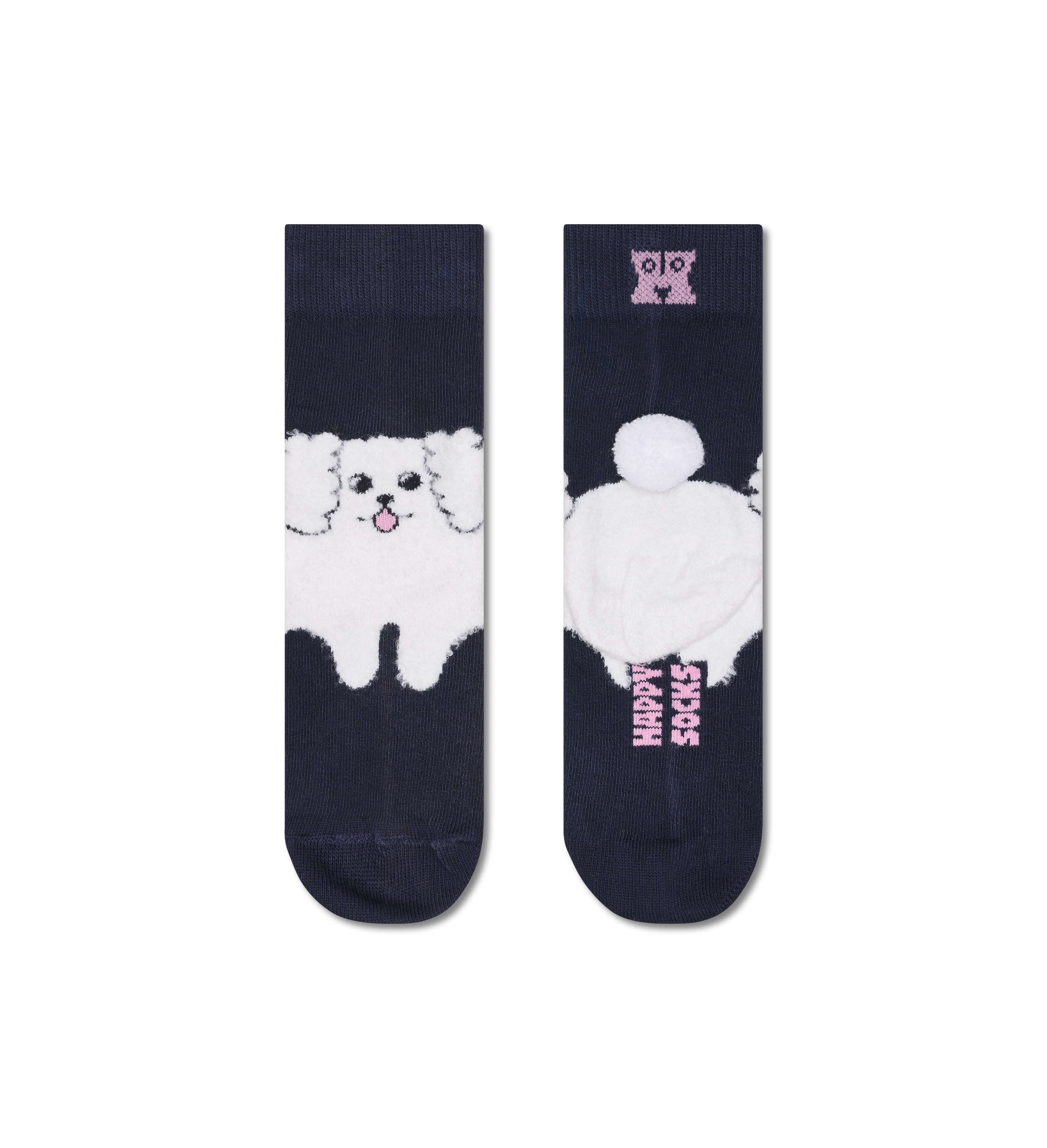 Kids Fluffy Dog Sock