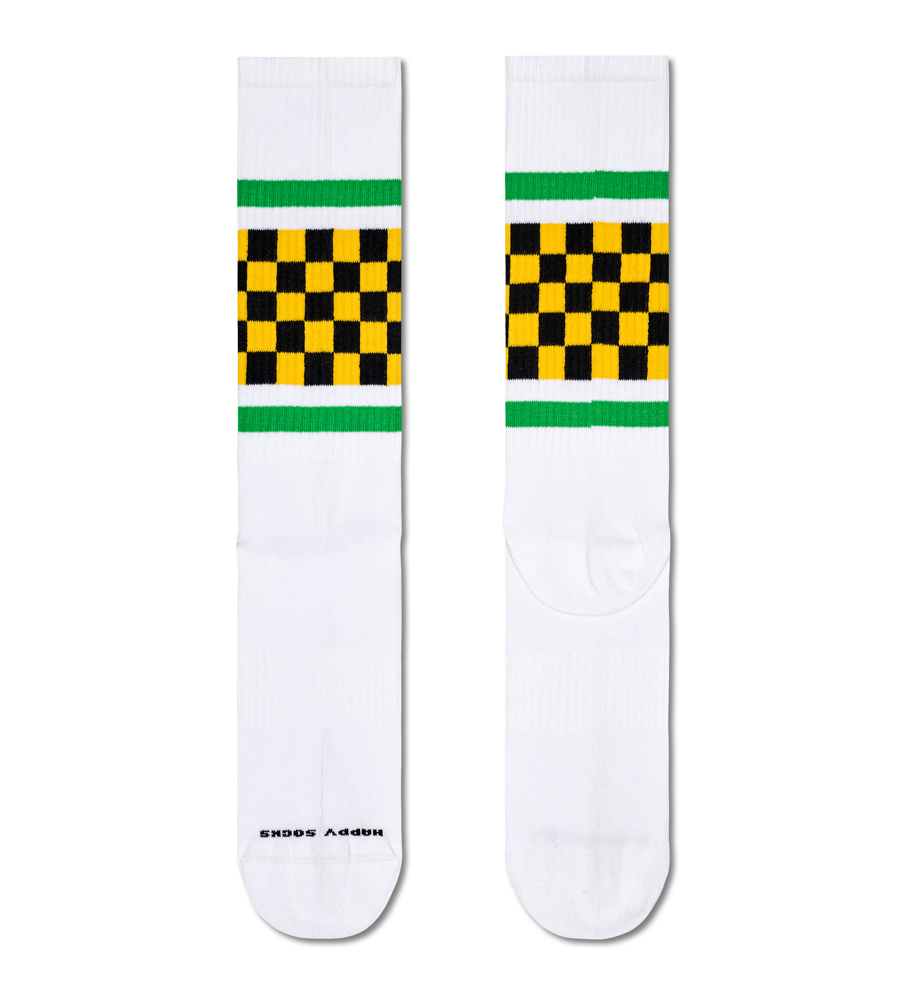 Checked Stripe Sneaker Sock