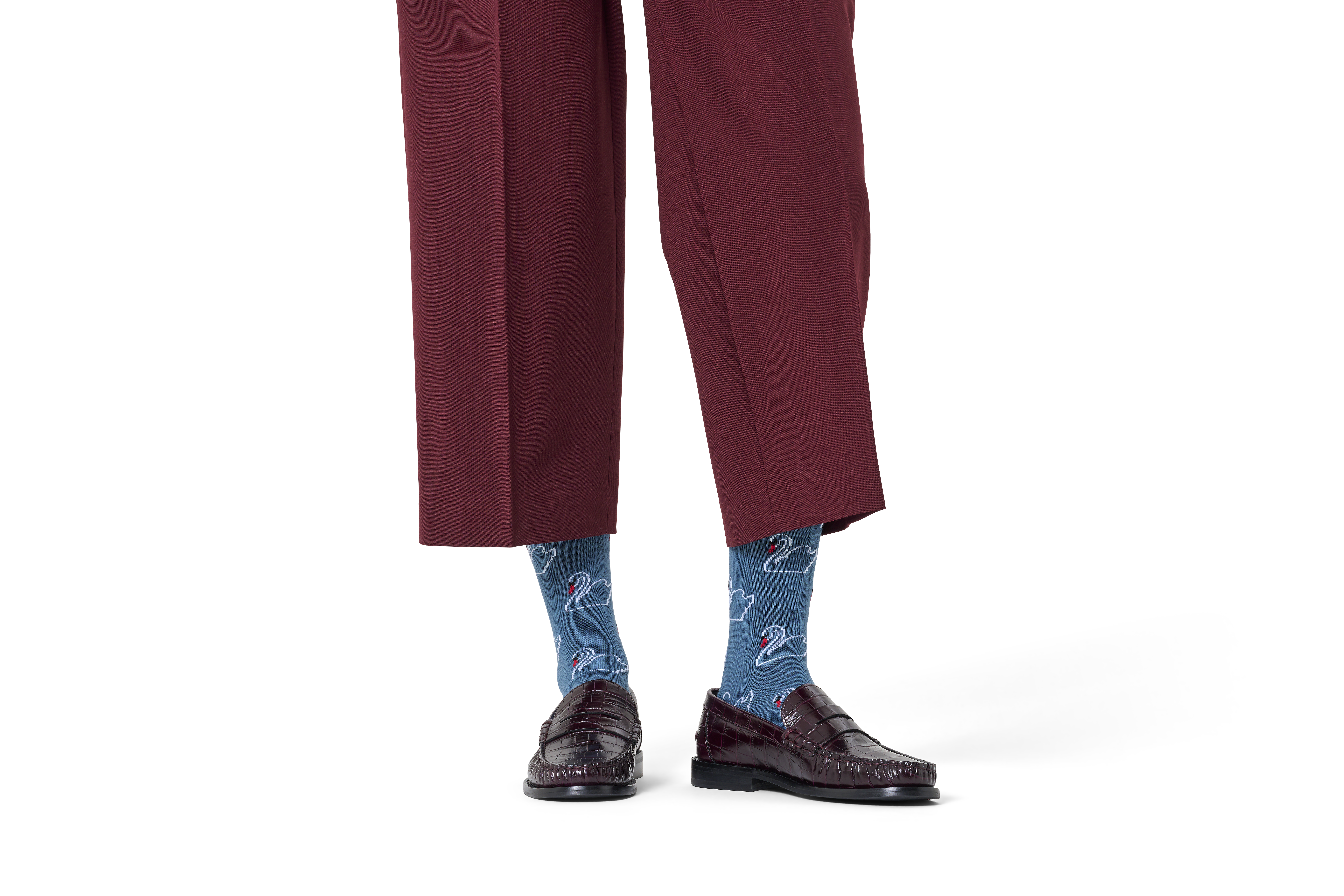 Swan Natural Dye Sock