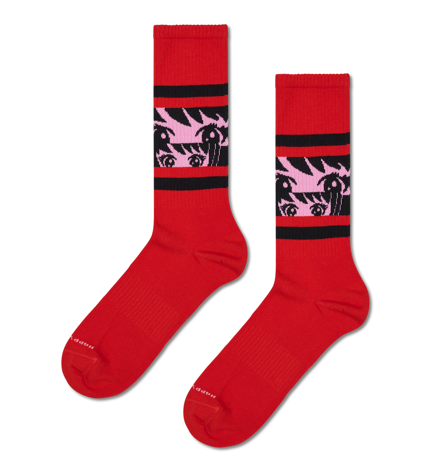 Anime Stripe Sneaker Sock