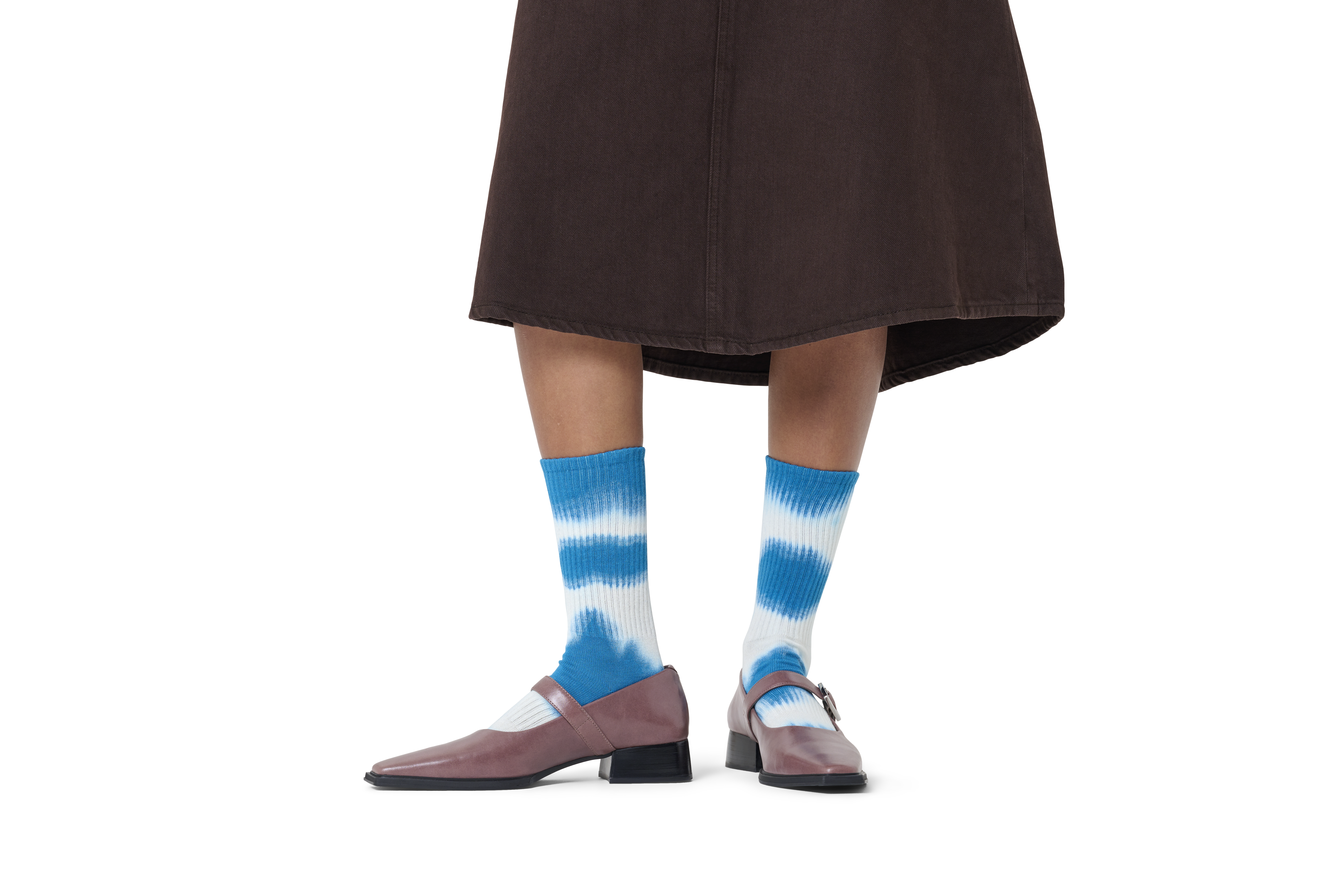 Tie-dye Stripe Sneaker Sock