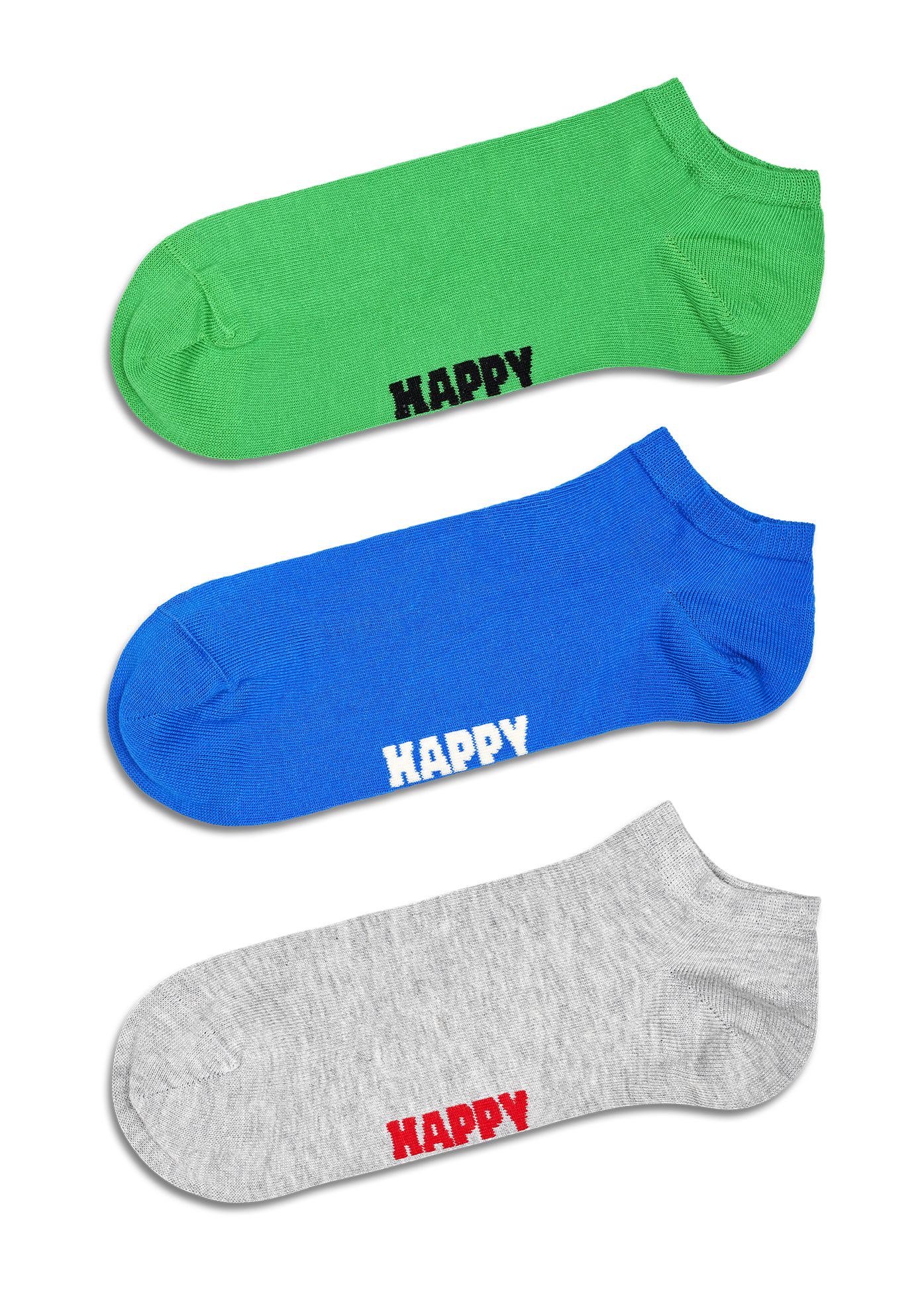 3-Pack Solid Low Socks