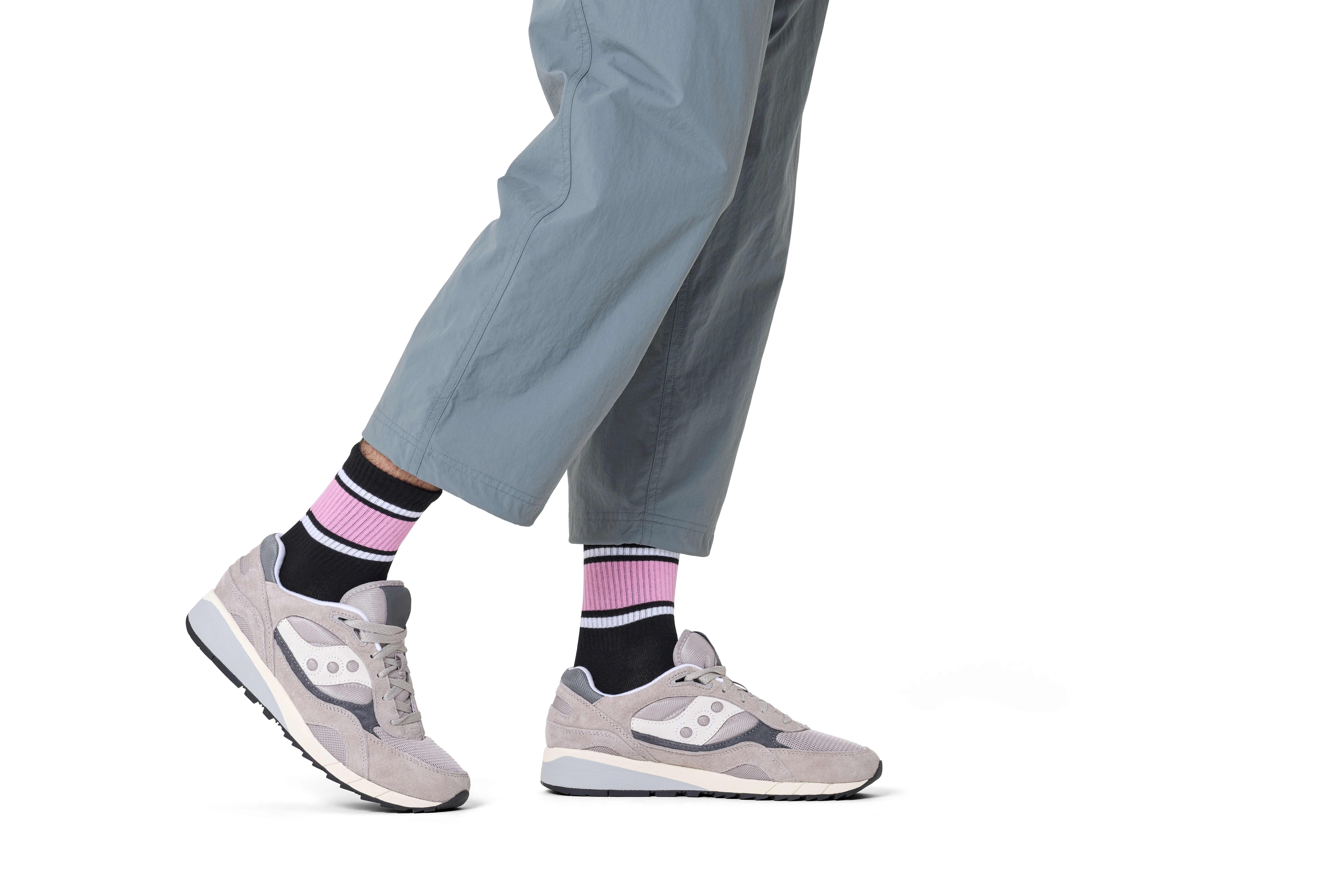 Simple Stripe 1/2 Crew Sneaker Sock