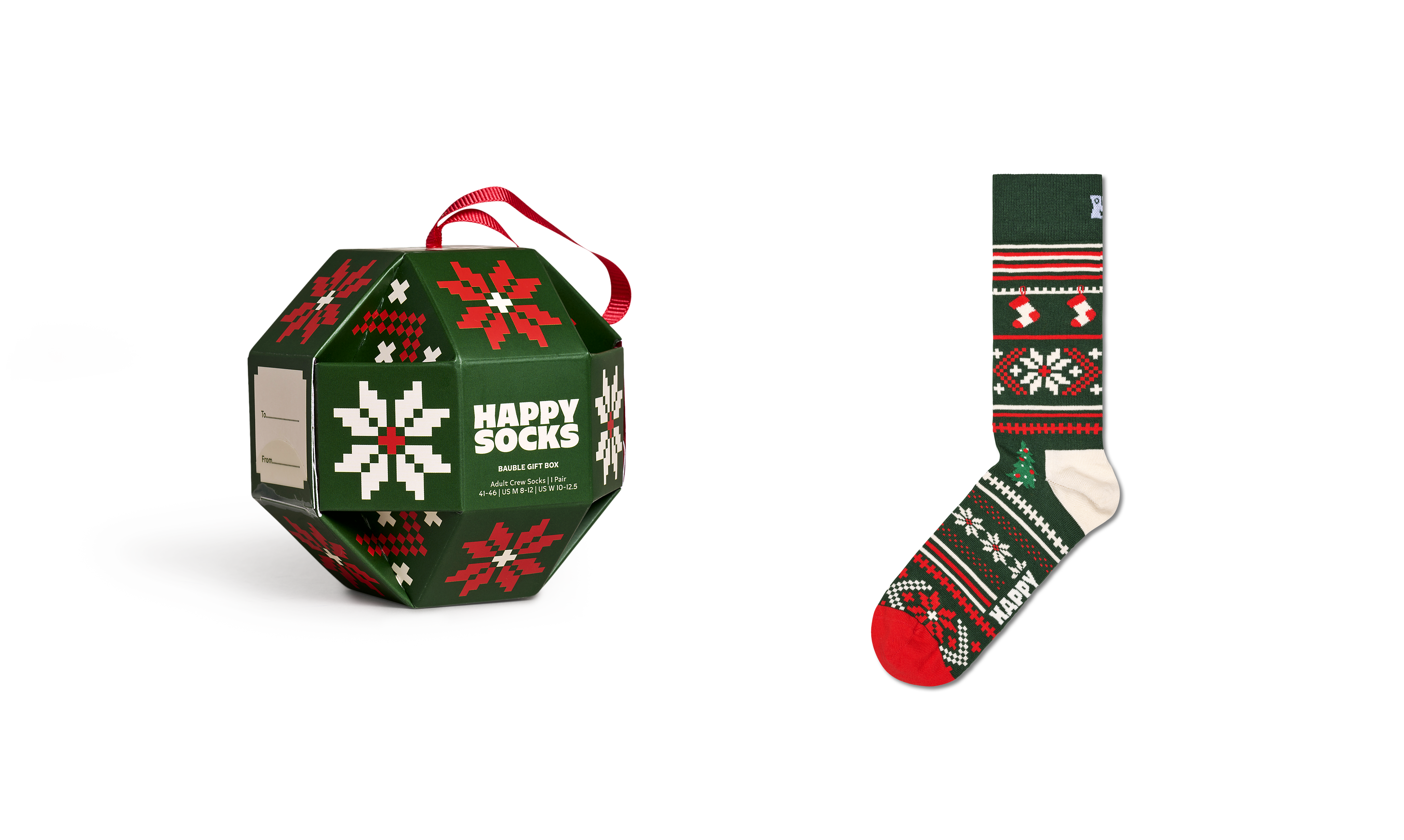 1-Pack Snowflake Sock Gift Set