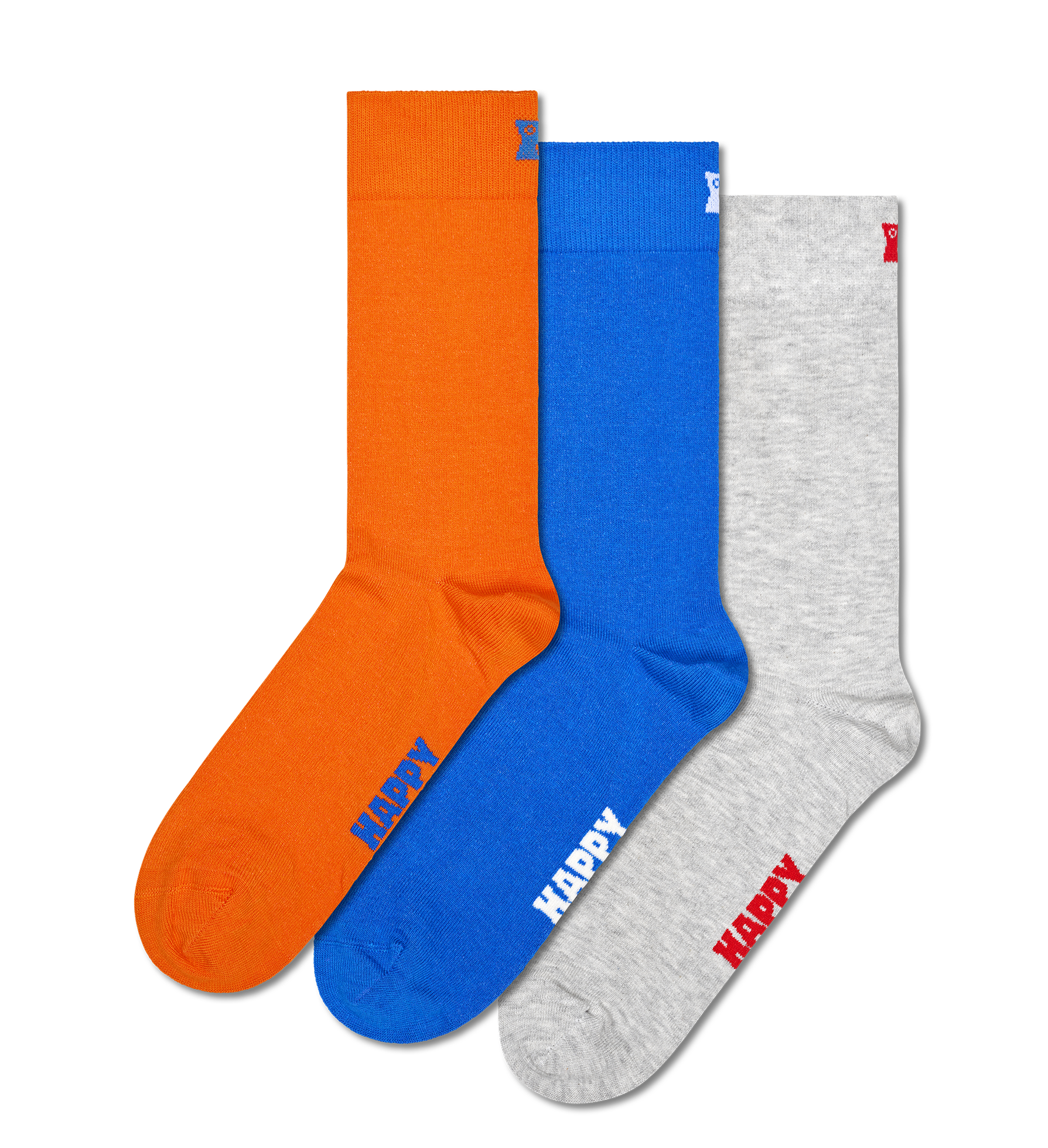 3-Pack Solid Socks