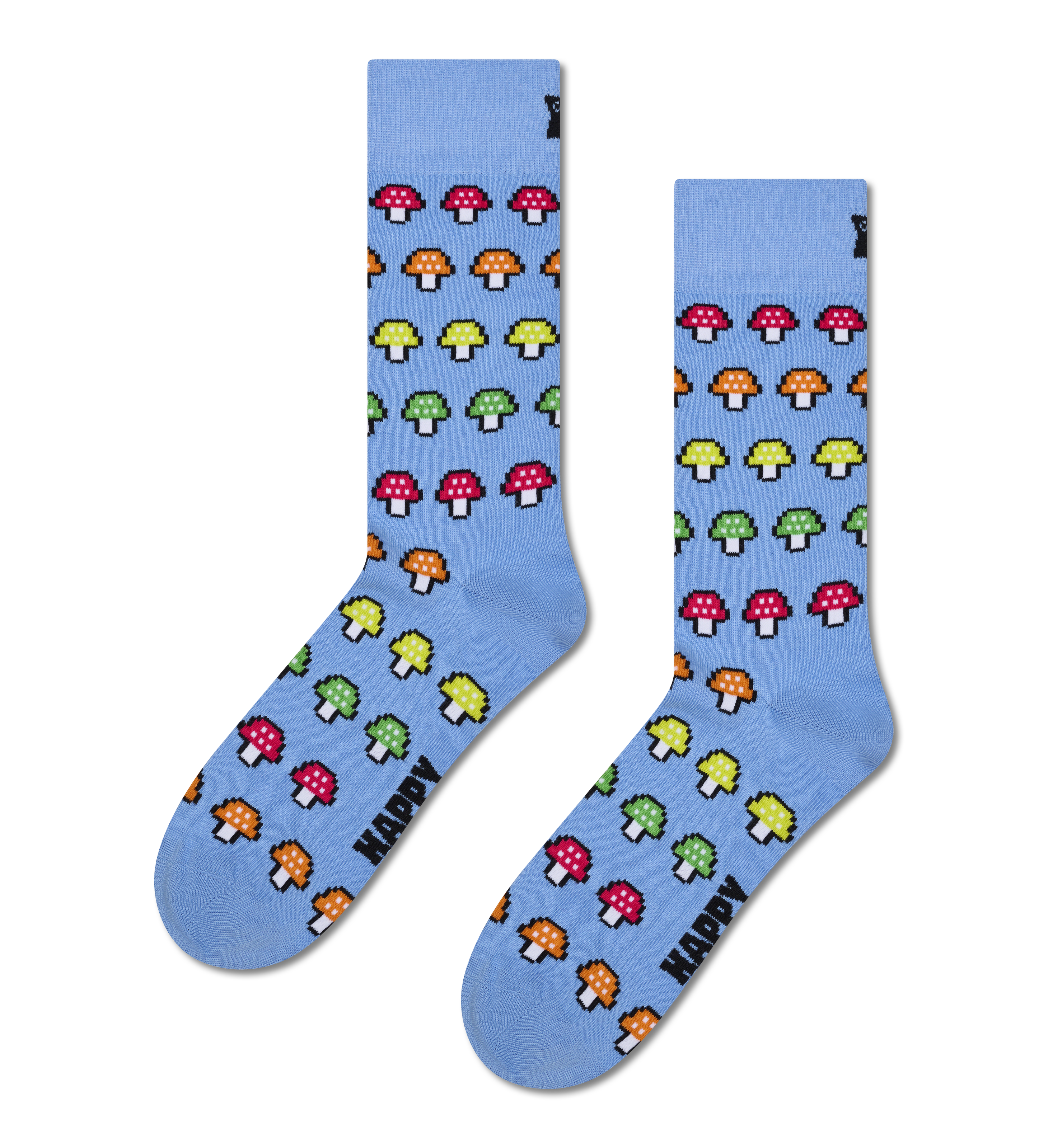 Mushroom Stripe Sock