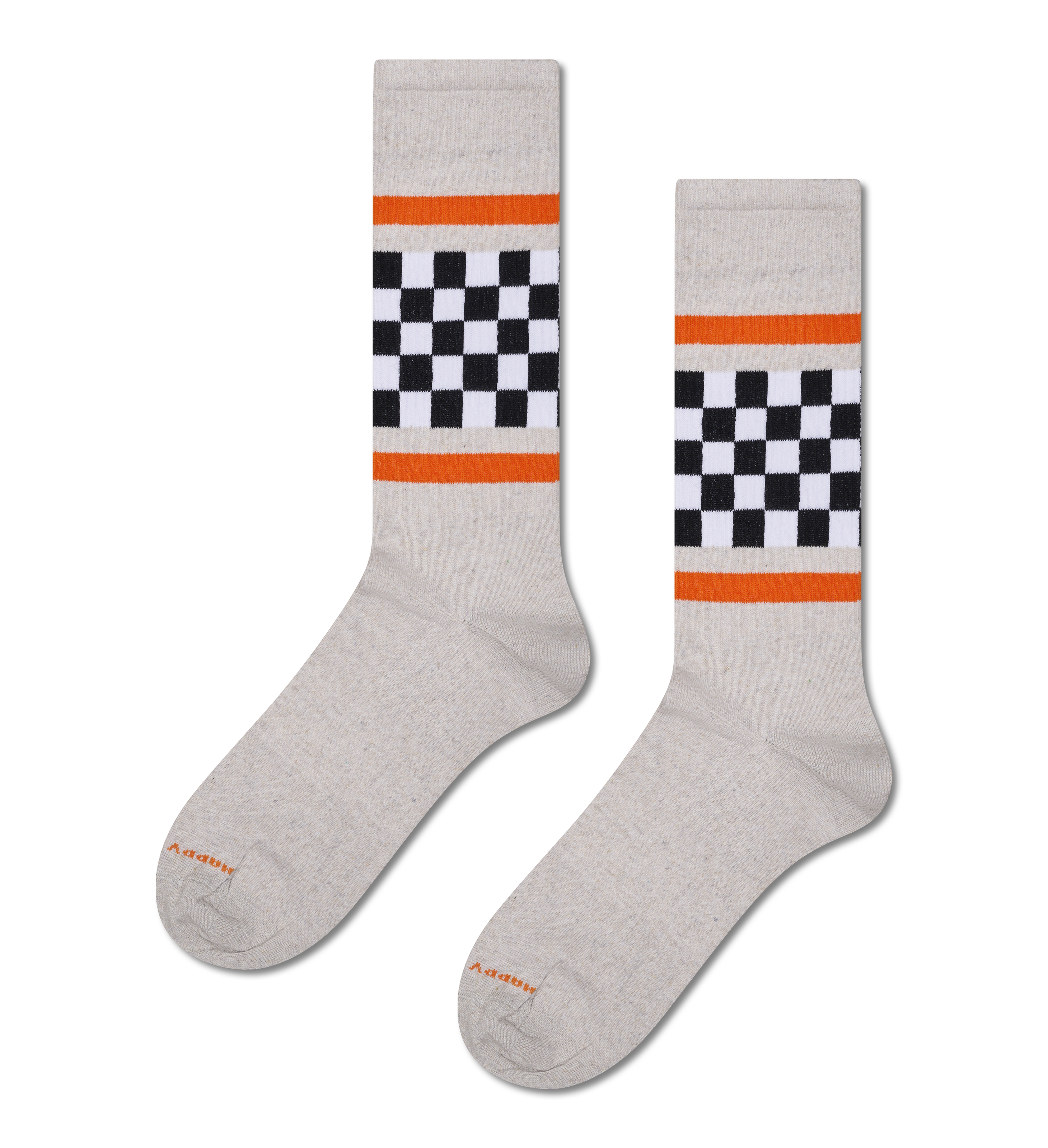 Checked Stripe Sneaker Sock