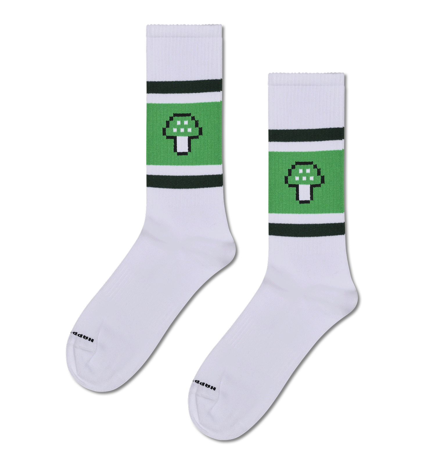 Mushroom Stripe Sneaker Sock
