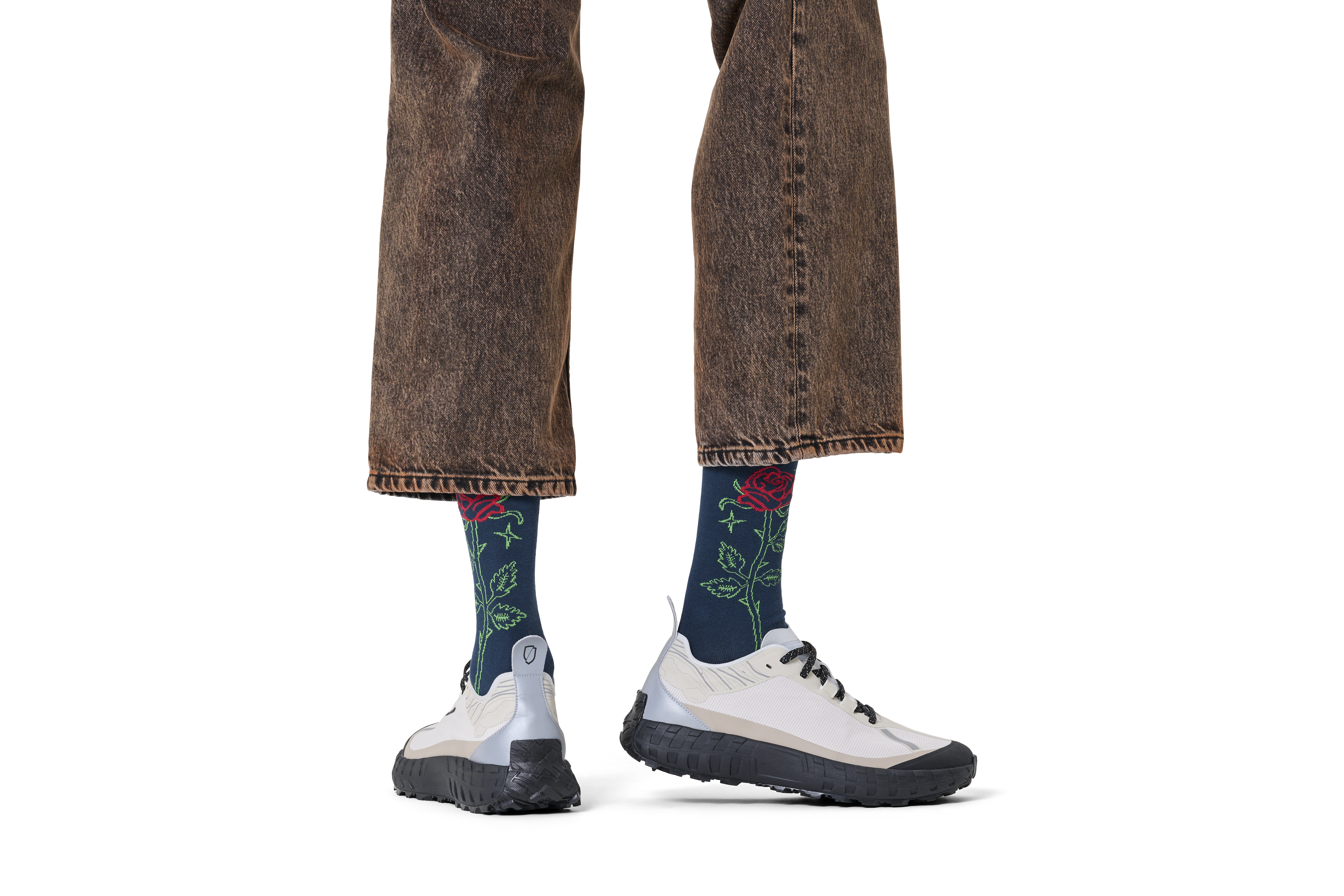 Rose Natural Dye Sock