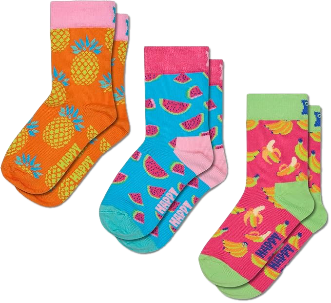 Kids 3-Pack Fruity Mix Socks