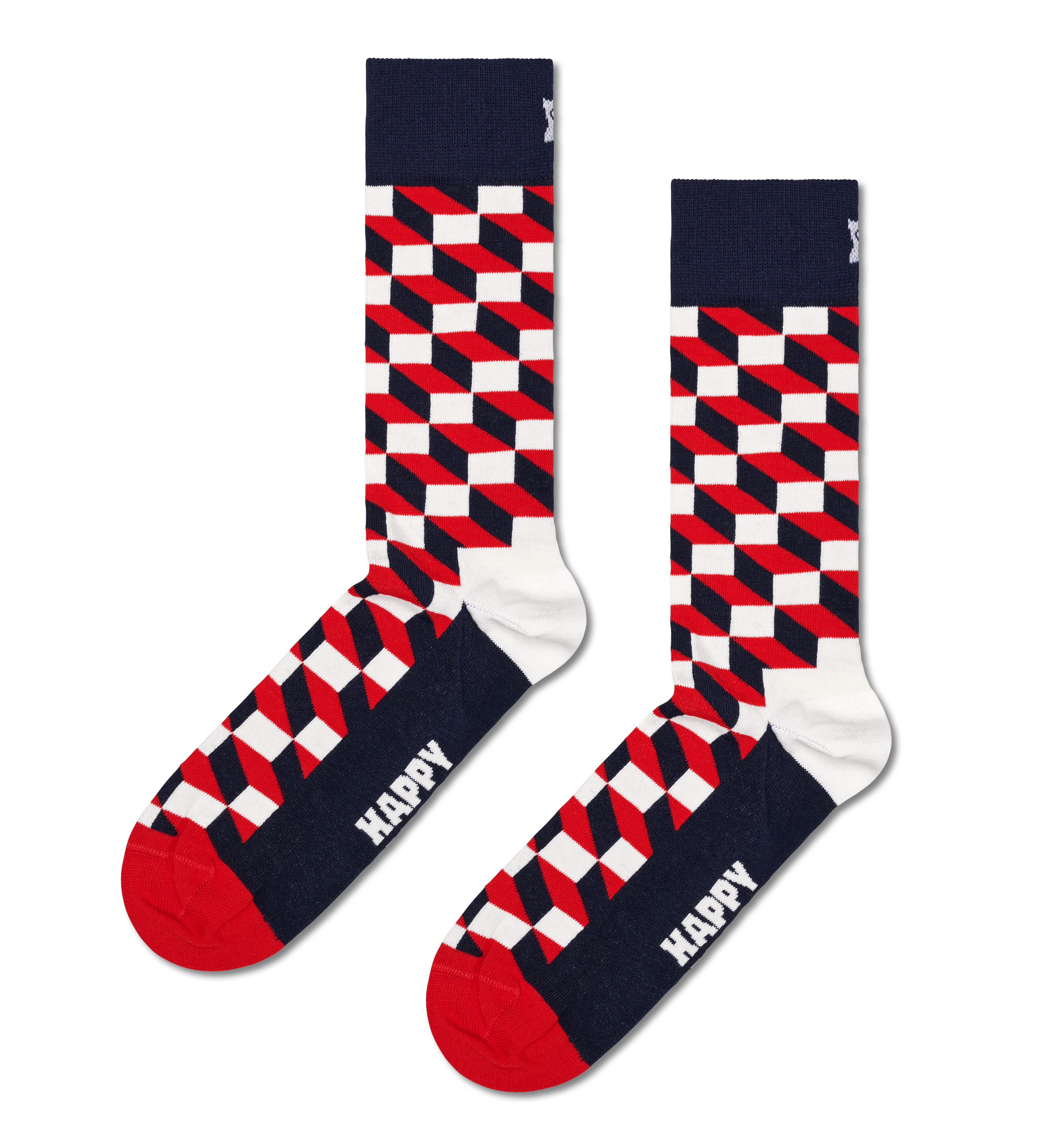 3-Pack Classic Filled Optic Socks