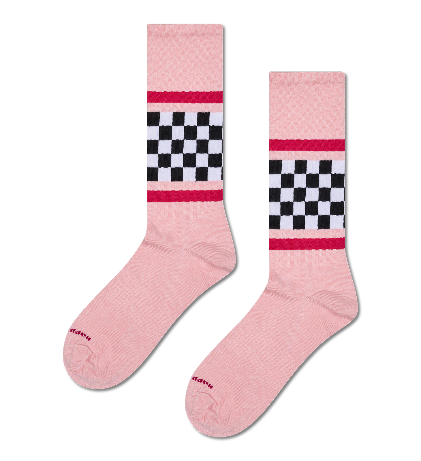 Checked Stripe Sneaker Sock