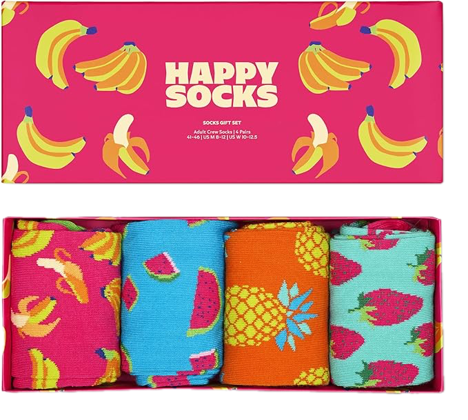 4-Pack Banana Socks Gift Set