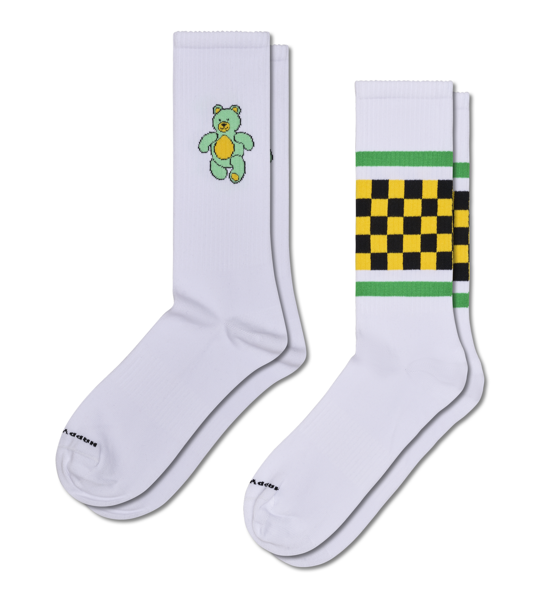 2-Pack Teddy Bear Sneaker Socks