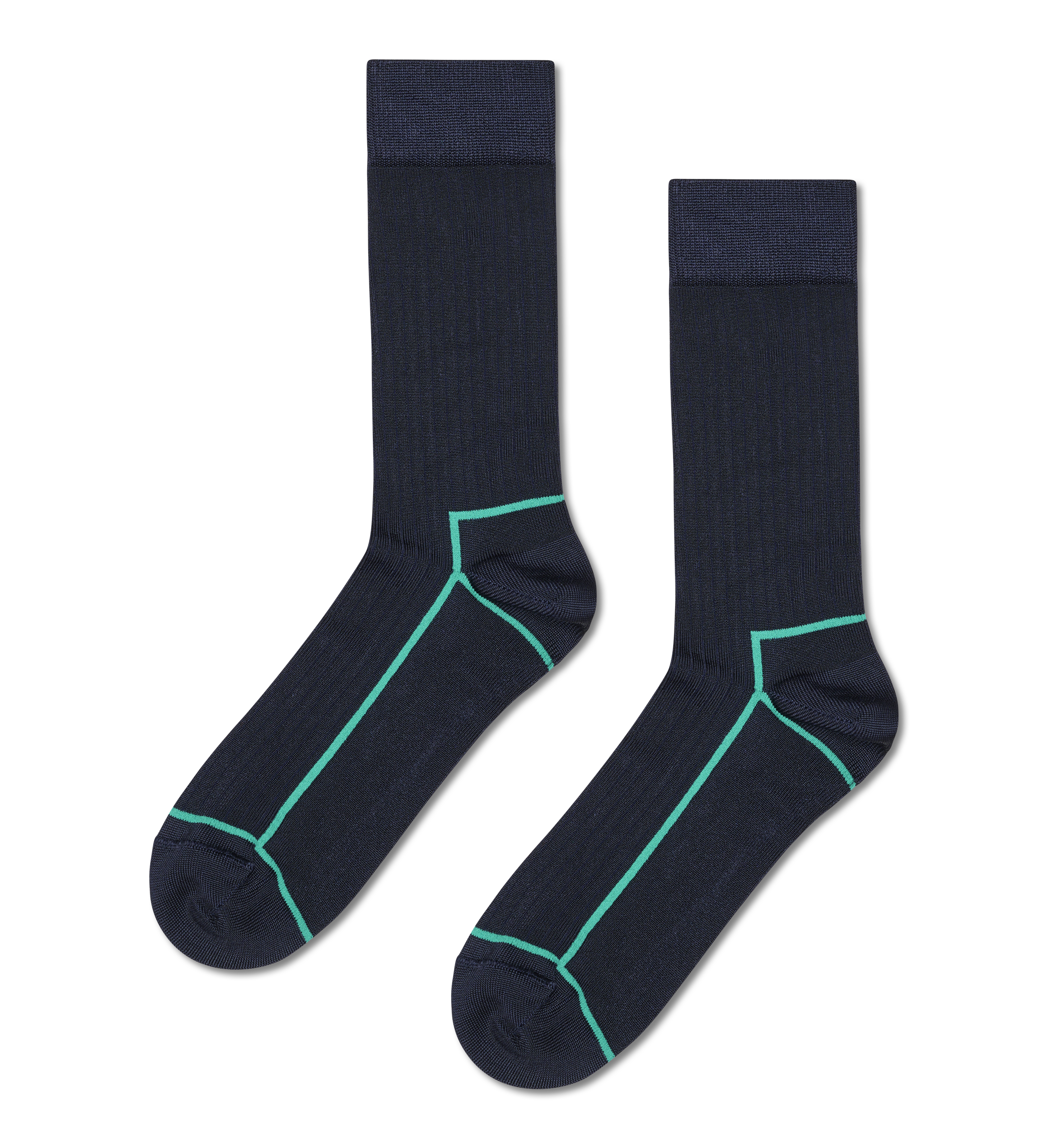 Contrast Stripe Sock