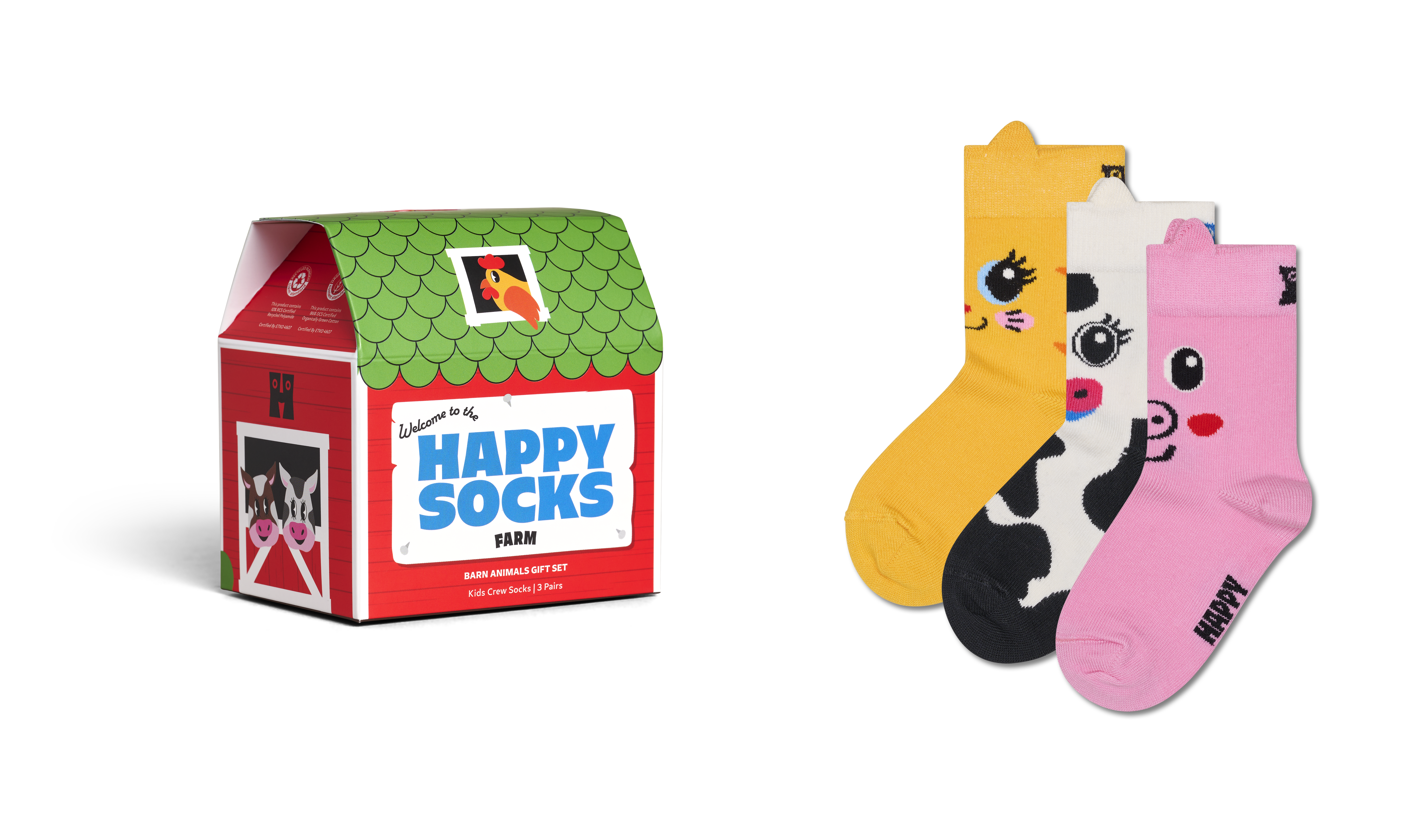 Kids 3-Pack Barn Animals Gift Set