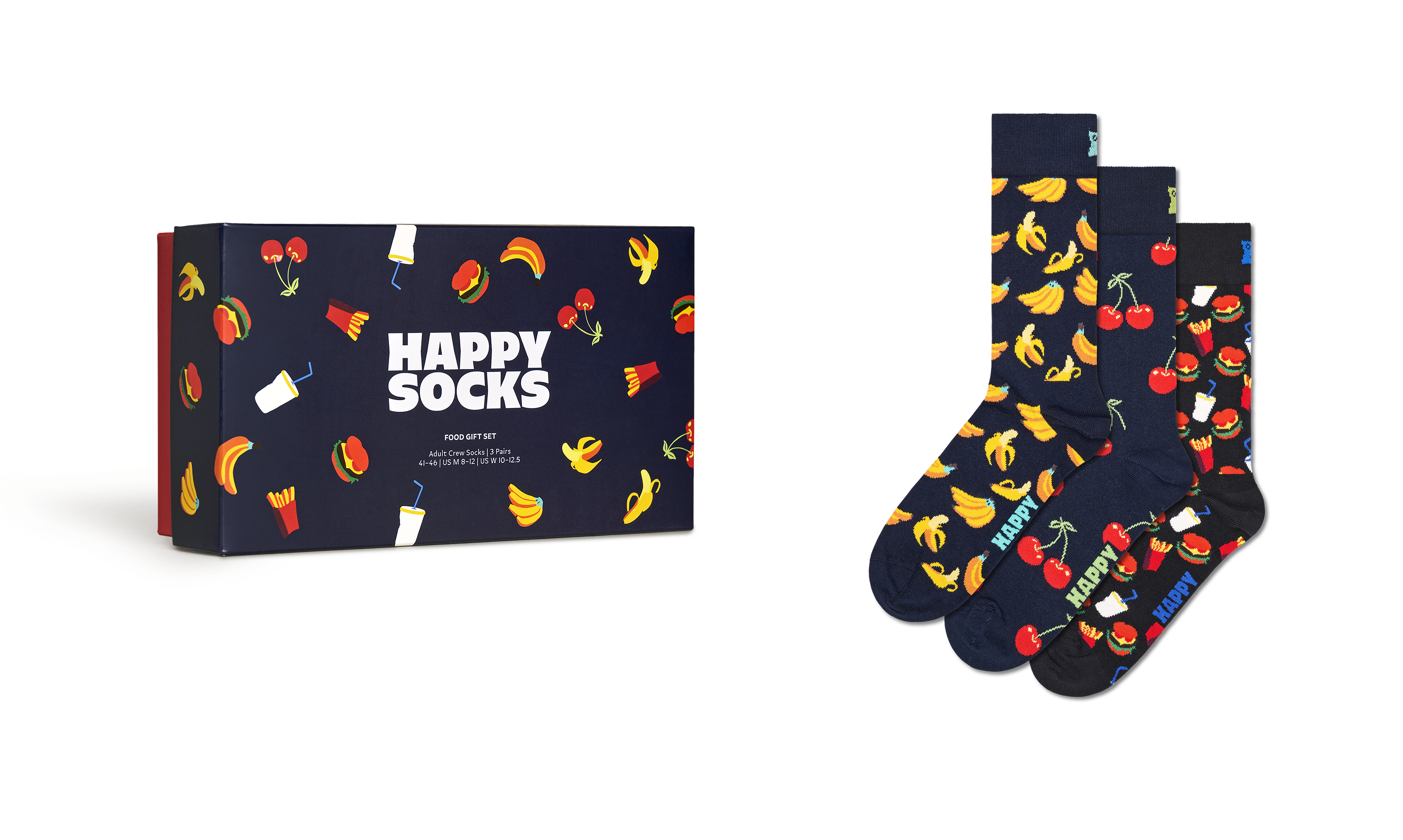 3-Pack Food Socks Gift Set