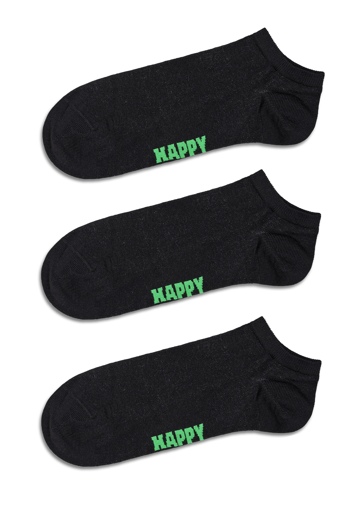 3-Pack Solid Low Socks