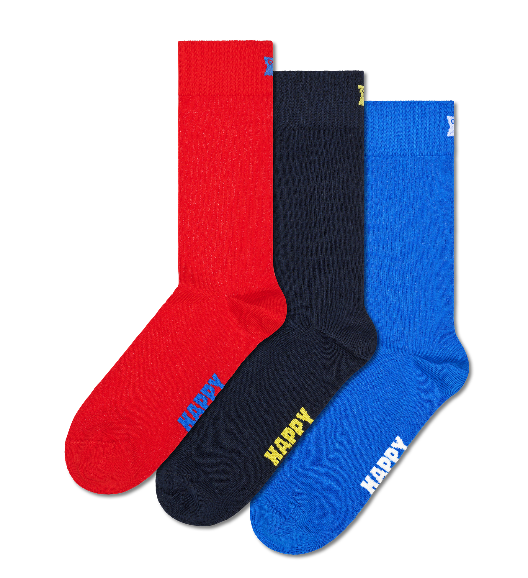 3-Pack Solid Socks