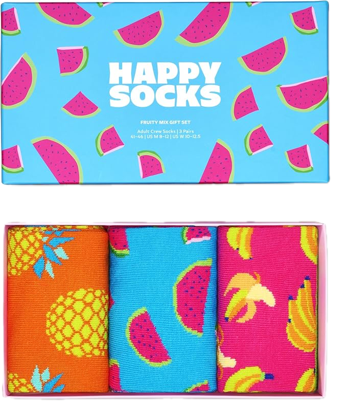 3-Pack Fruity Mix Socks Gift Set