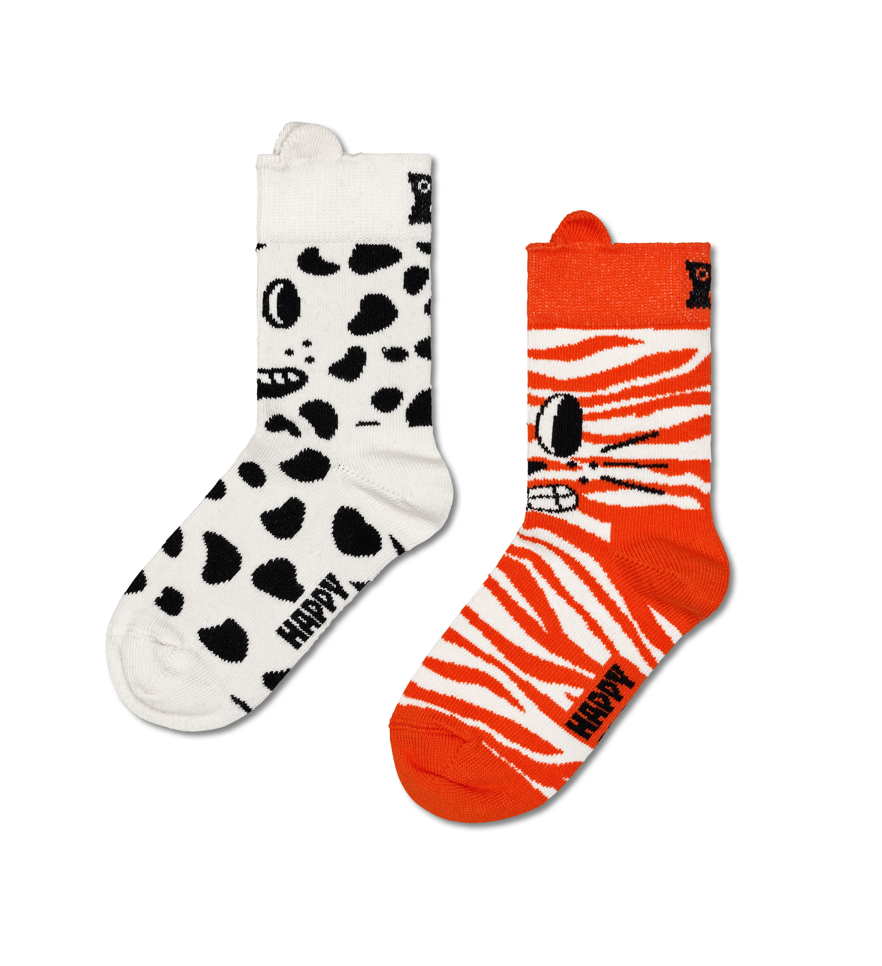 Kids 2-Pack Cat & Dog Socks