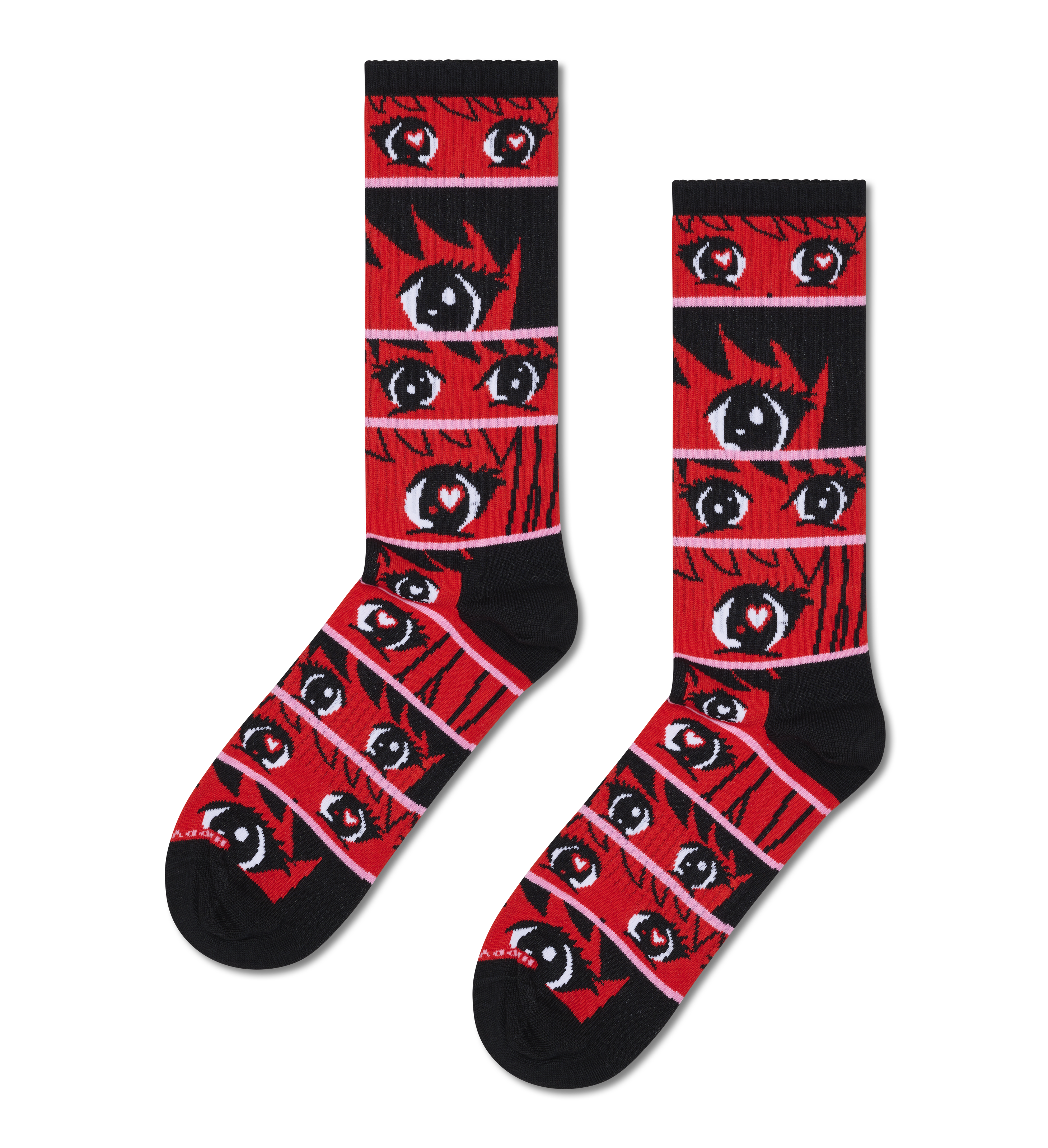 Anime Stripes Sneaker Sock