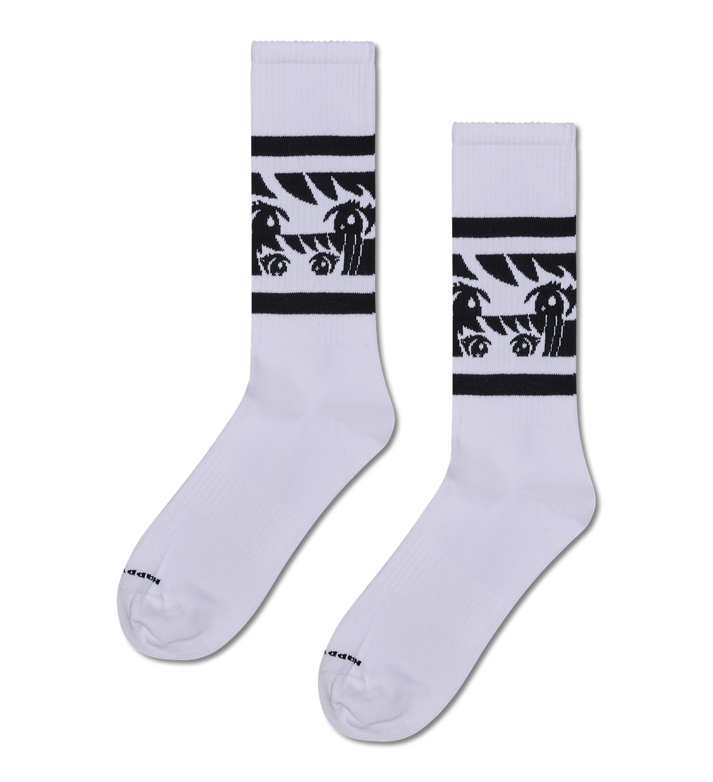 Anime Stripe Sneaker Sock