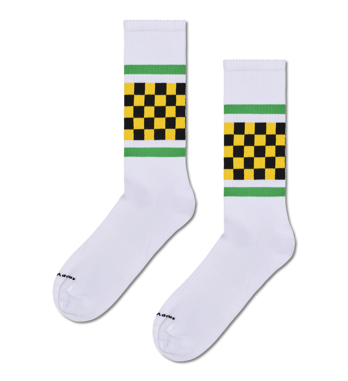 Checked Stripe Sneaker Sock