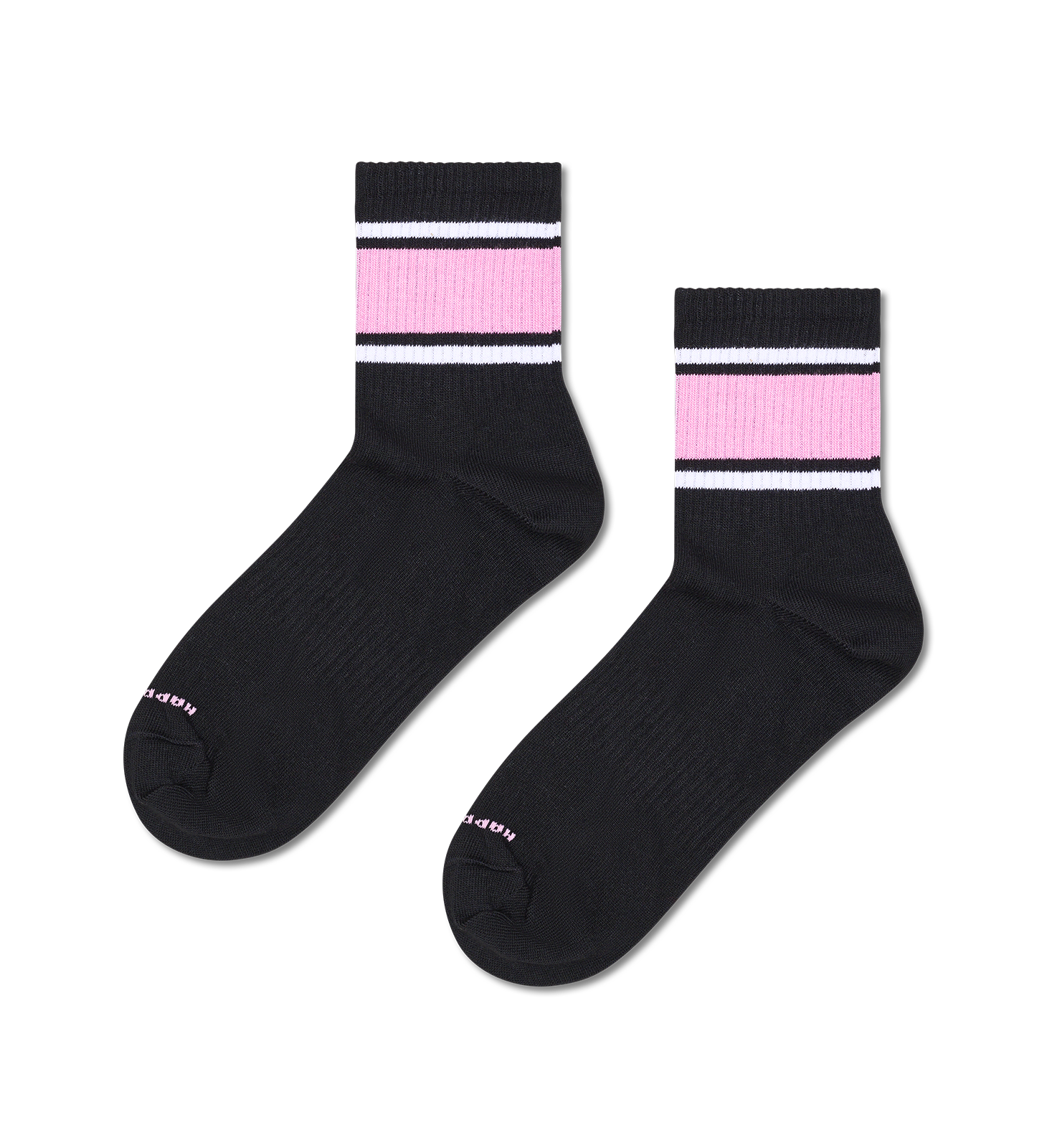 Simple Stripe 1/2 Crew Sneaker Sock