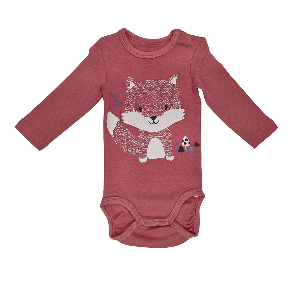 Set od 3 basic pamučnih bodija dugih rukava