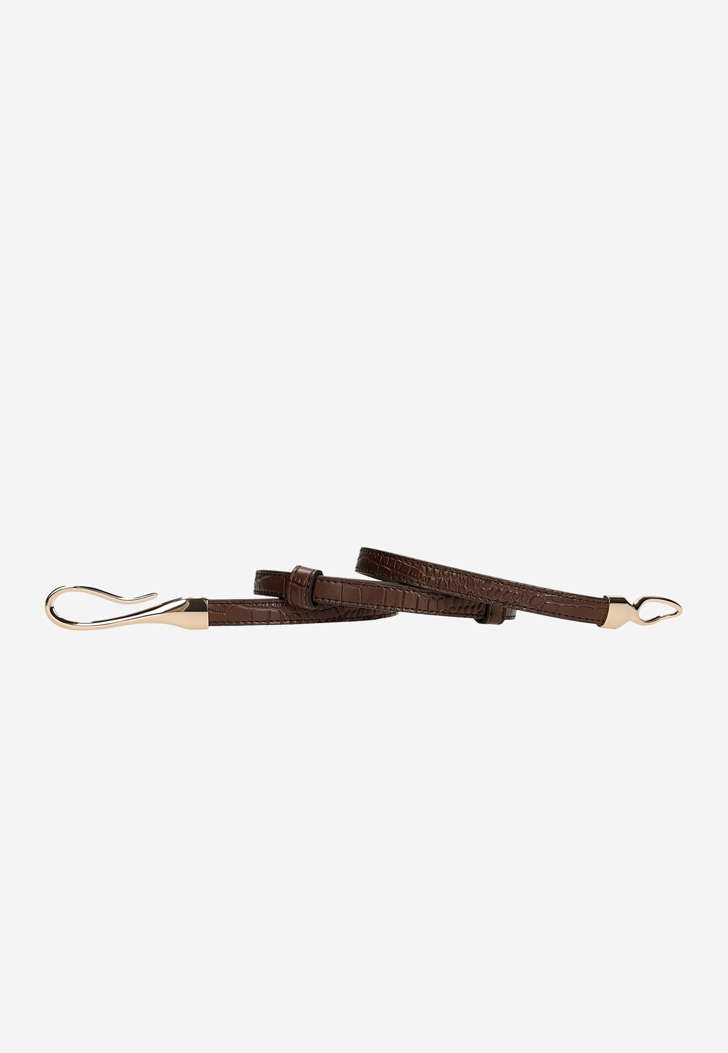 Czarny pasek z oryginalną klamrą