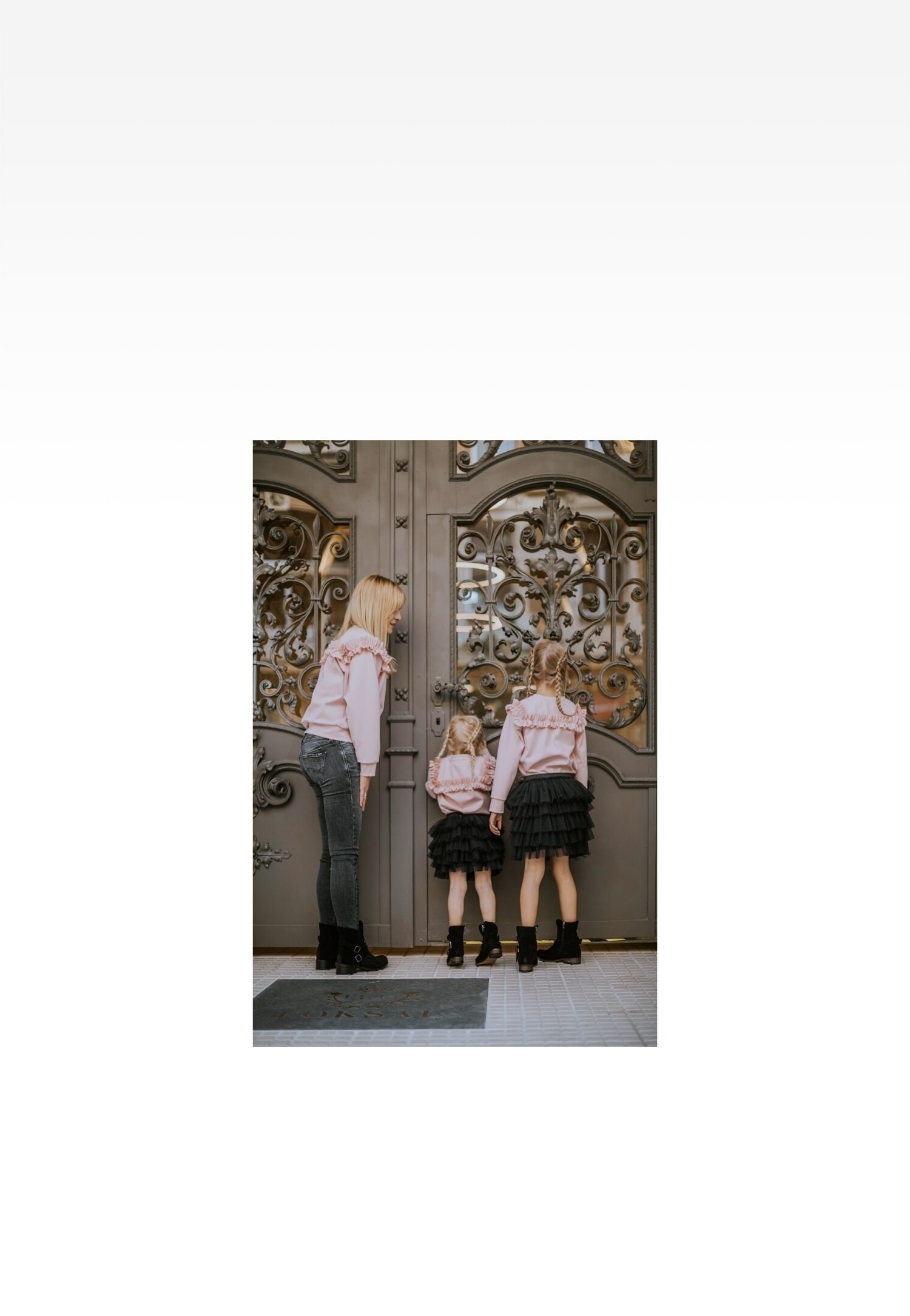 Botki Wojas x Bartek 8440461, dla dziewcząt, czarny