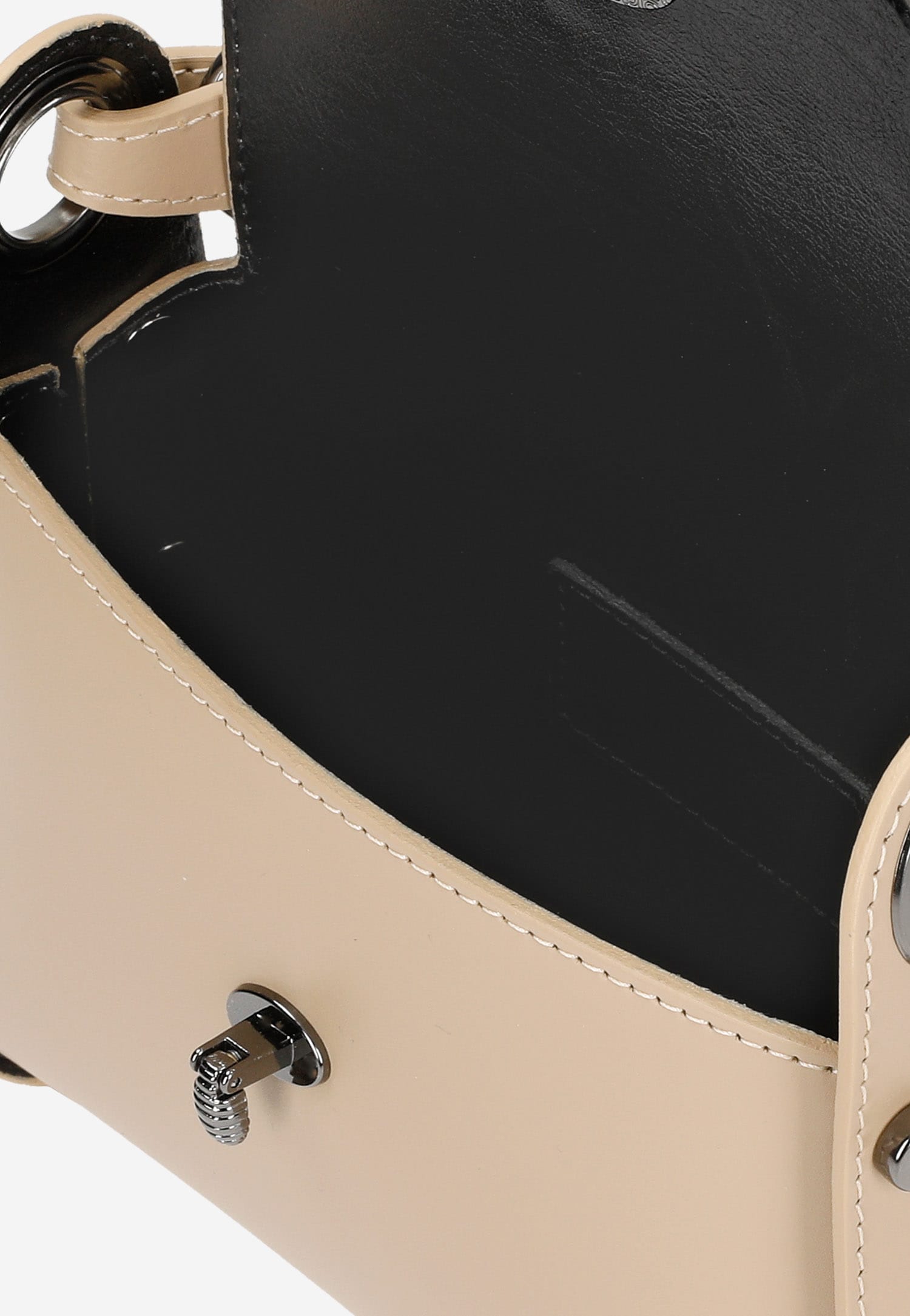 Czarna oryginalna torebka damska wizytowa