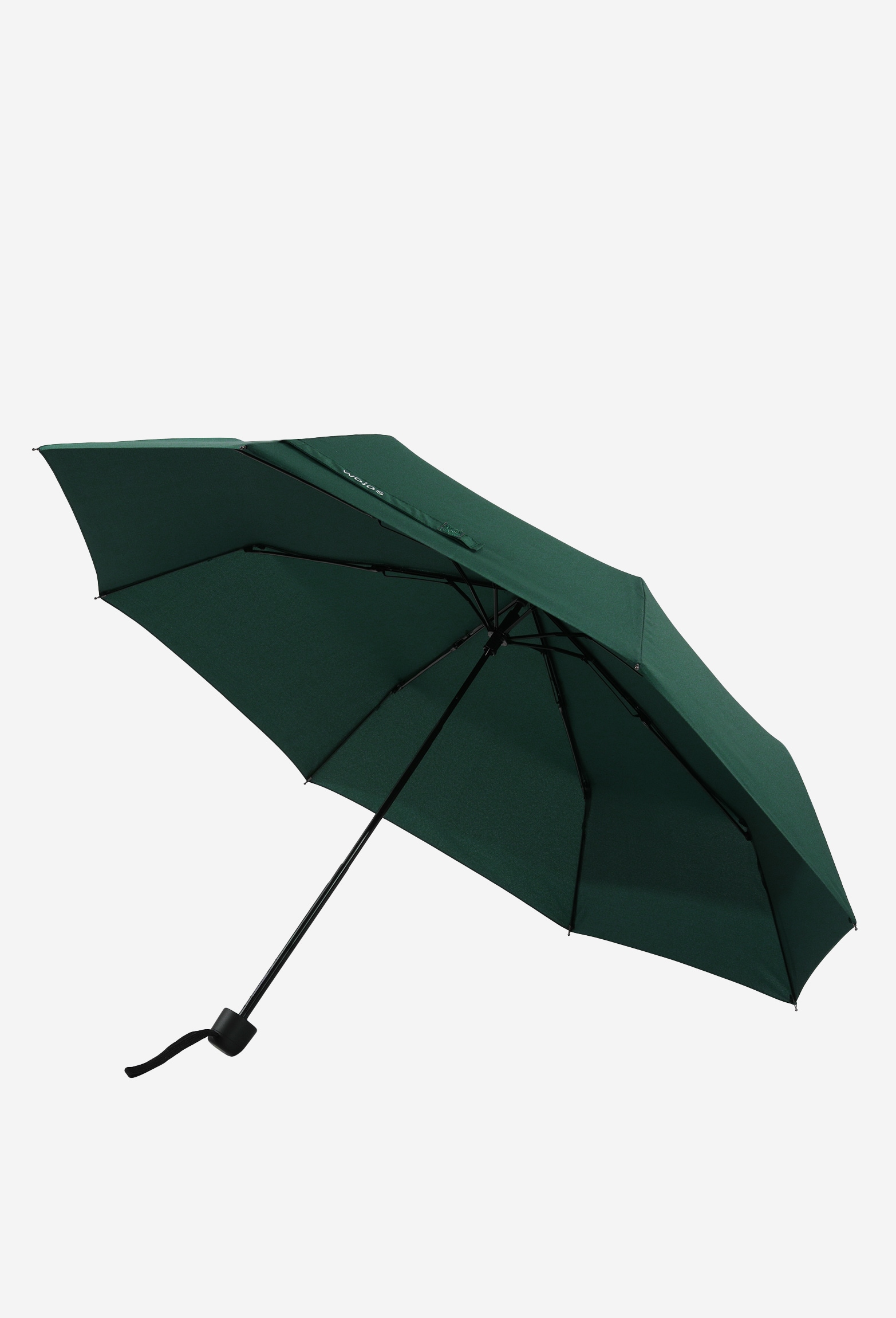 Biały składany parasol